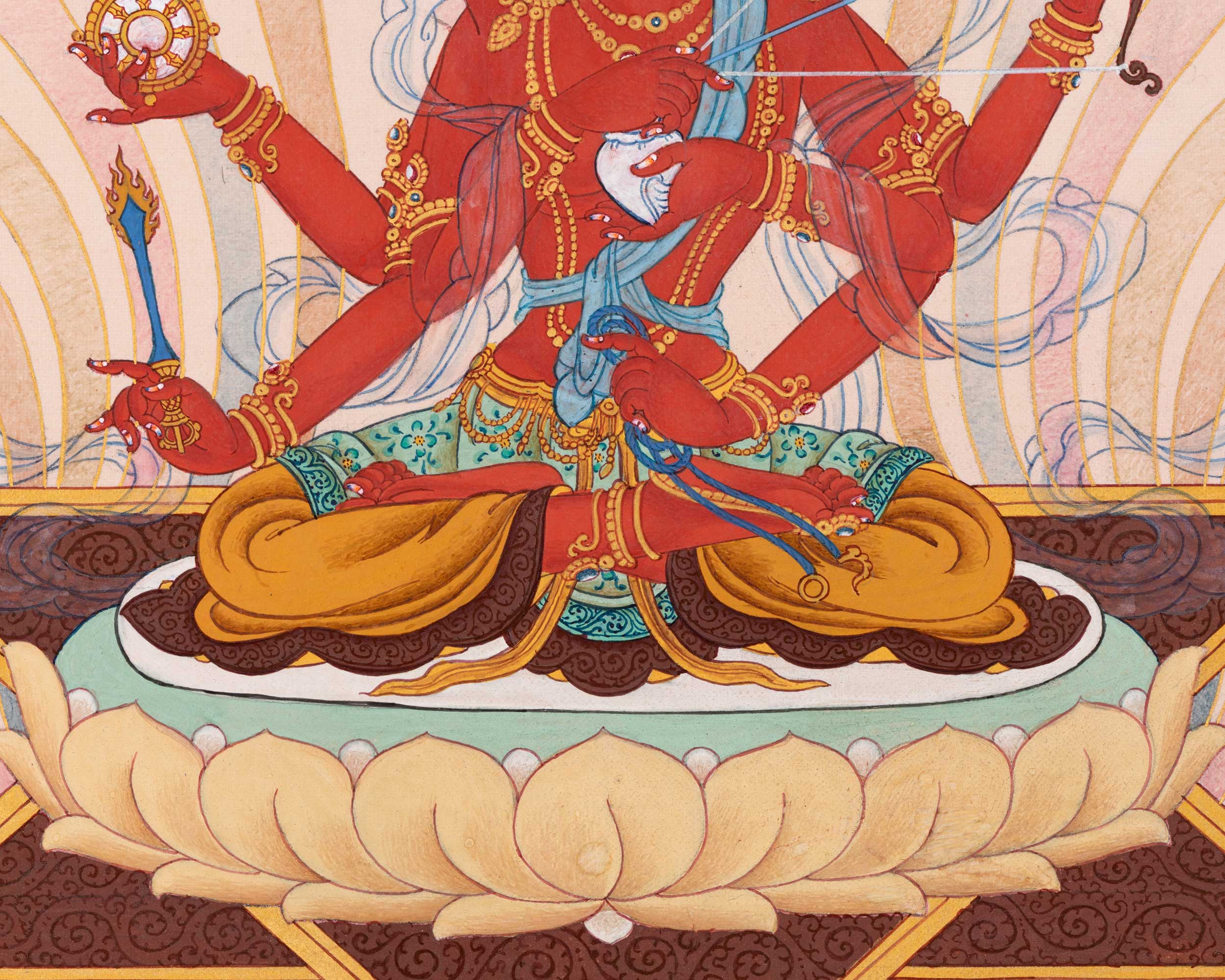 Pravira Tara | 21 Tara of Surya Gupta Thangka