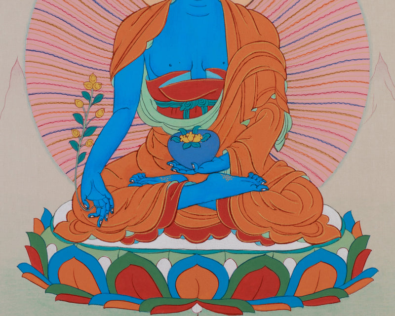 Medicine Buddha| Perfect Healing Thangka