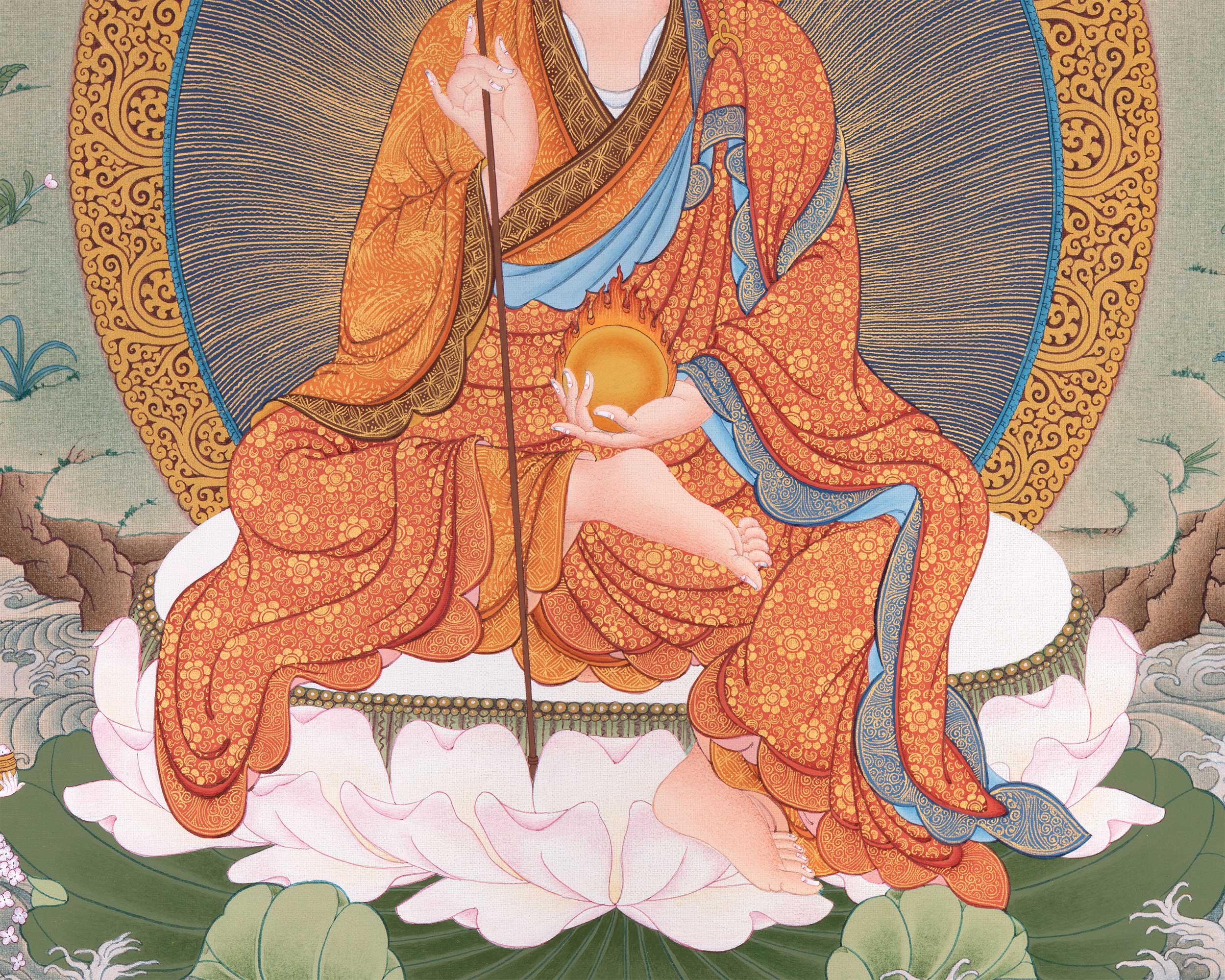 Buddhist Monk Kshitigarbha | Enlightened Bodhisattva Who Guides Souls with Compassion