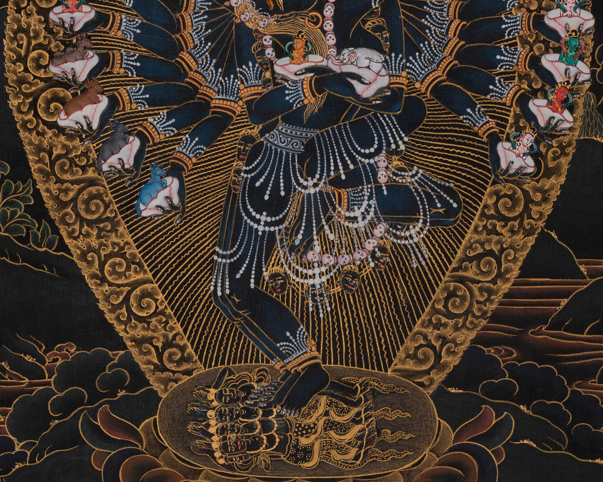 Hevajra Thangka Painting | Tantric Deity of Enlightened Wisdom