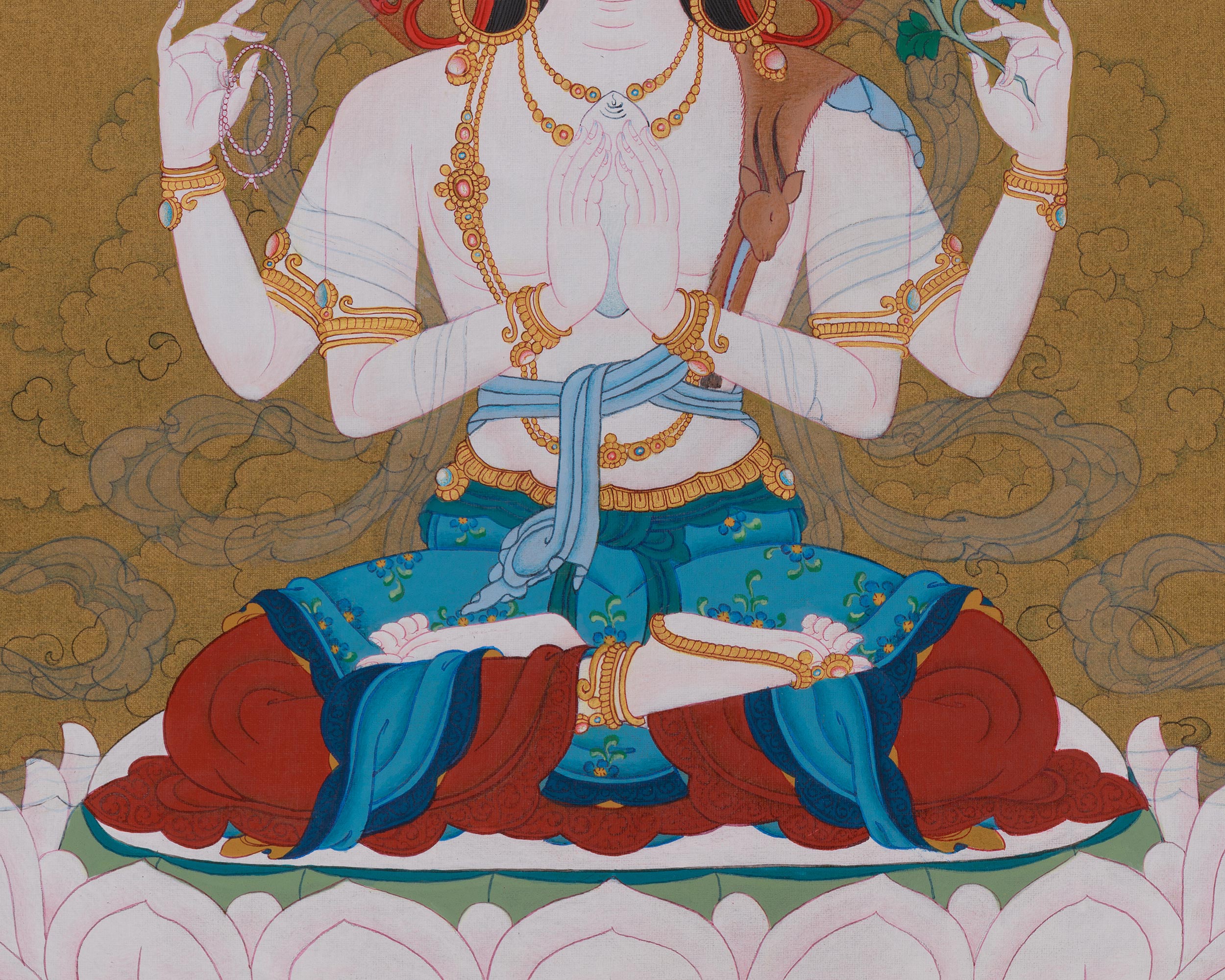 Chenrezig Spiritual Art | The Bodhisattva of Compassion | Avalokiteshvara Art