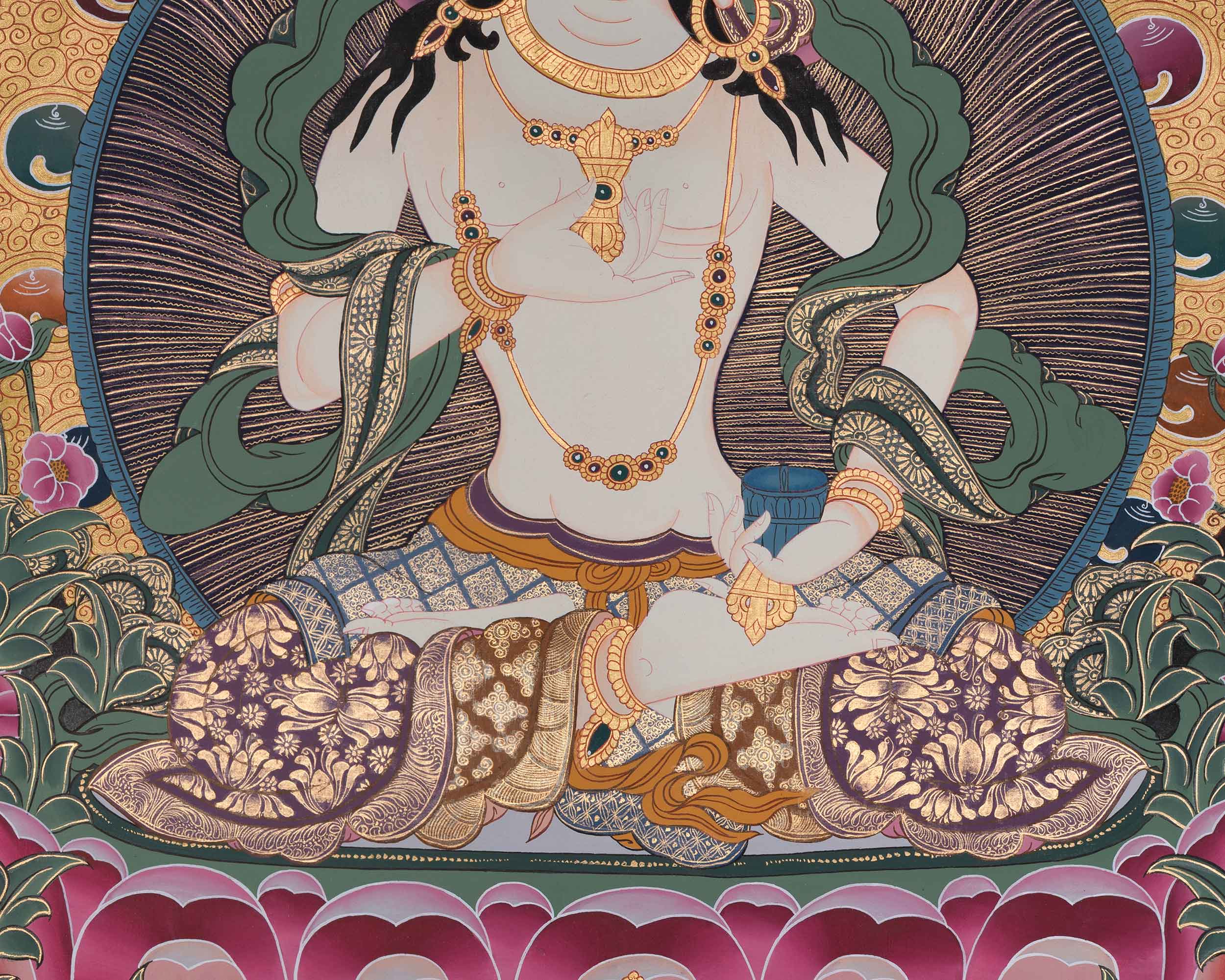 The Buddha of Purification Dorje Sempa | Vajrasattva Thangka