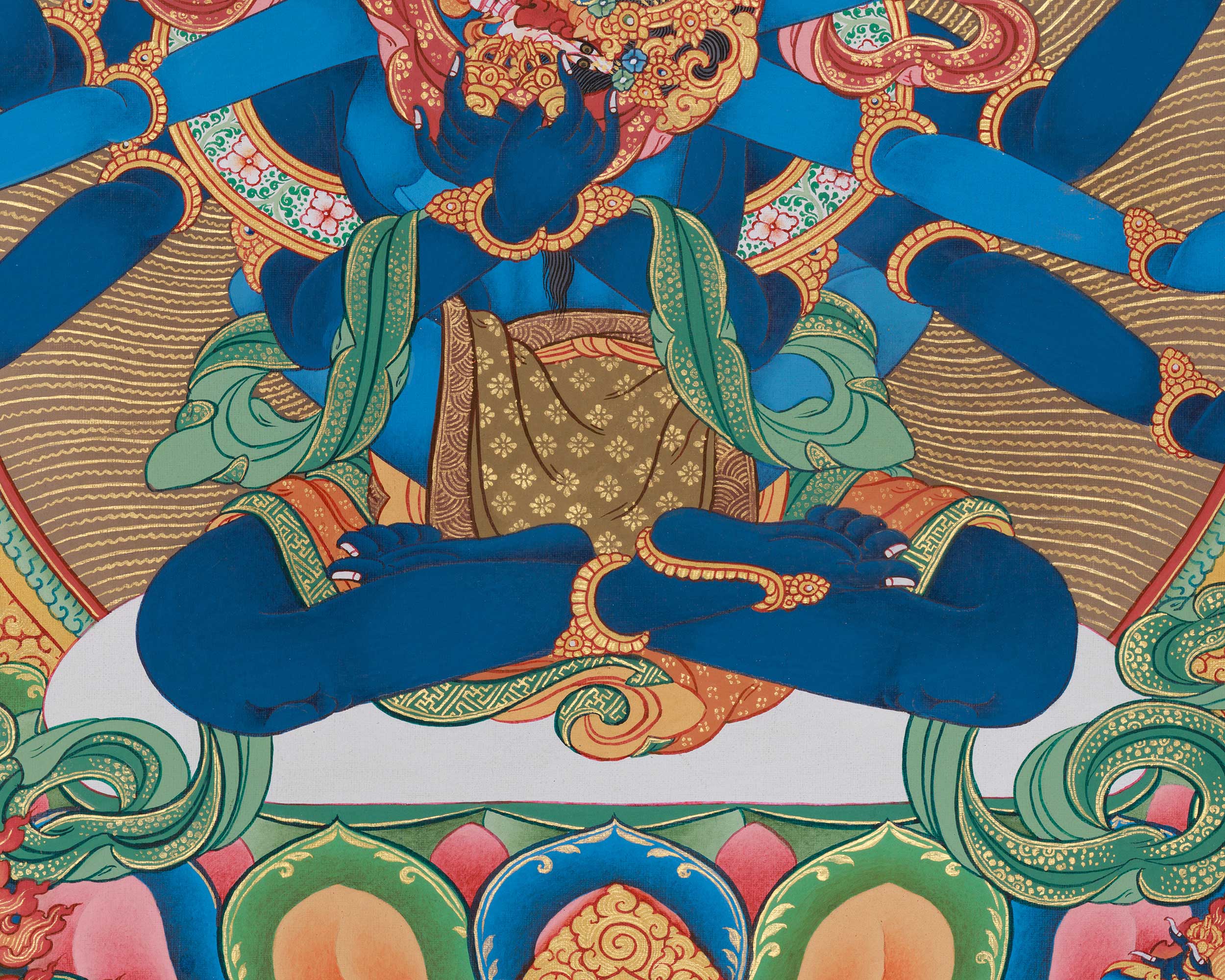 Traditional Guhyasamaja Thangka | Vajrayana Buddhism