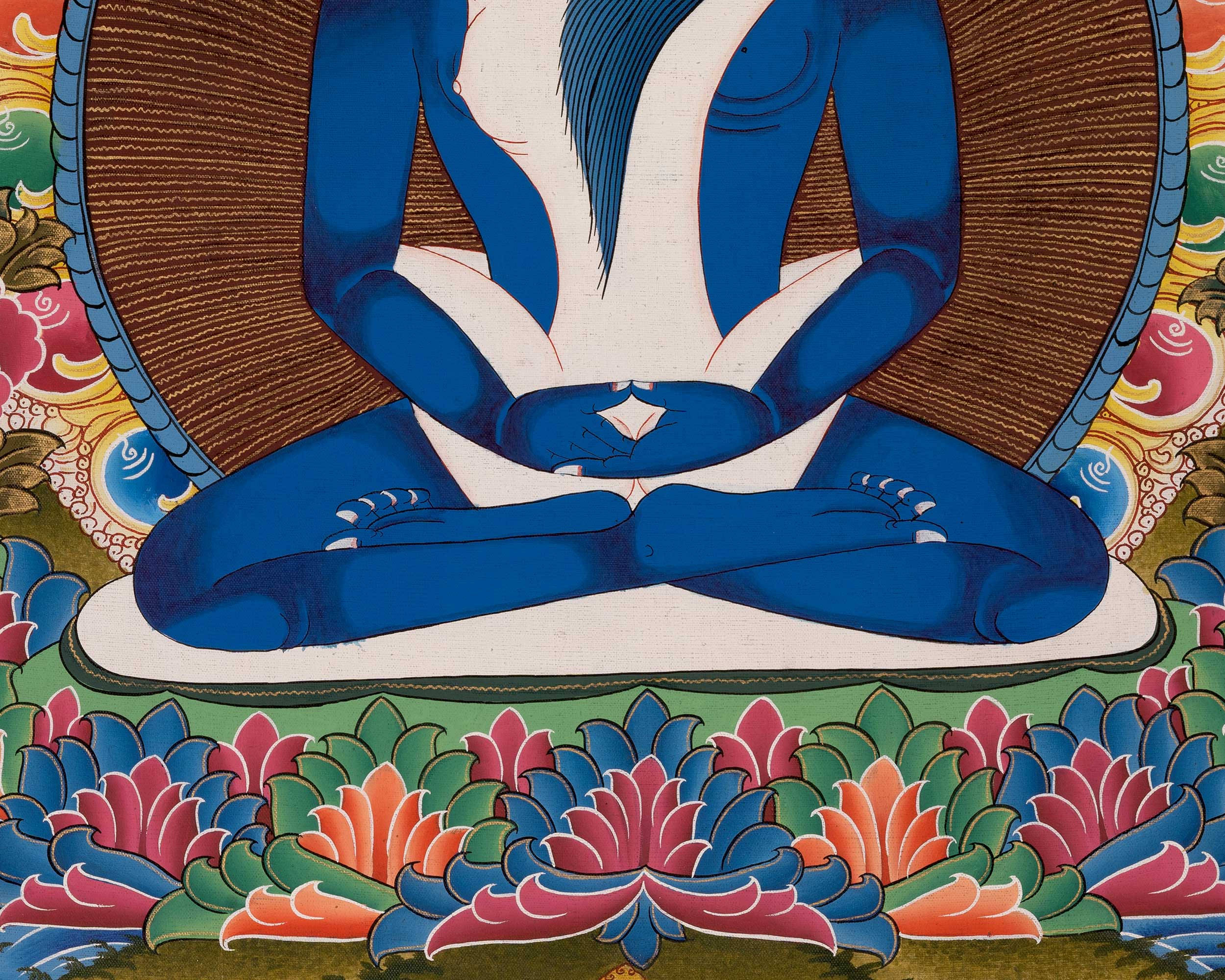 Buddha Samantabhadra Thangka | Tantric Union of Wisdom & Compassion