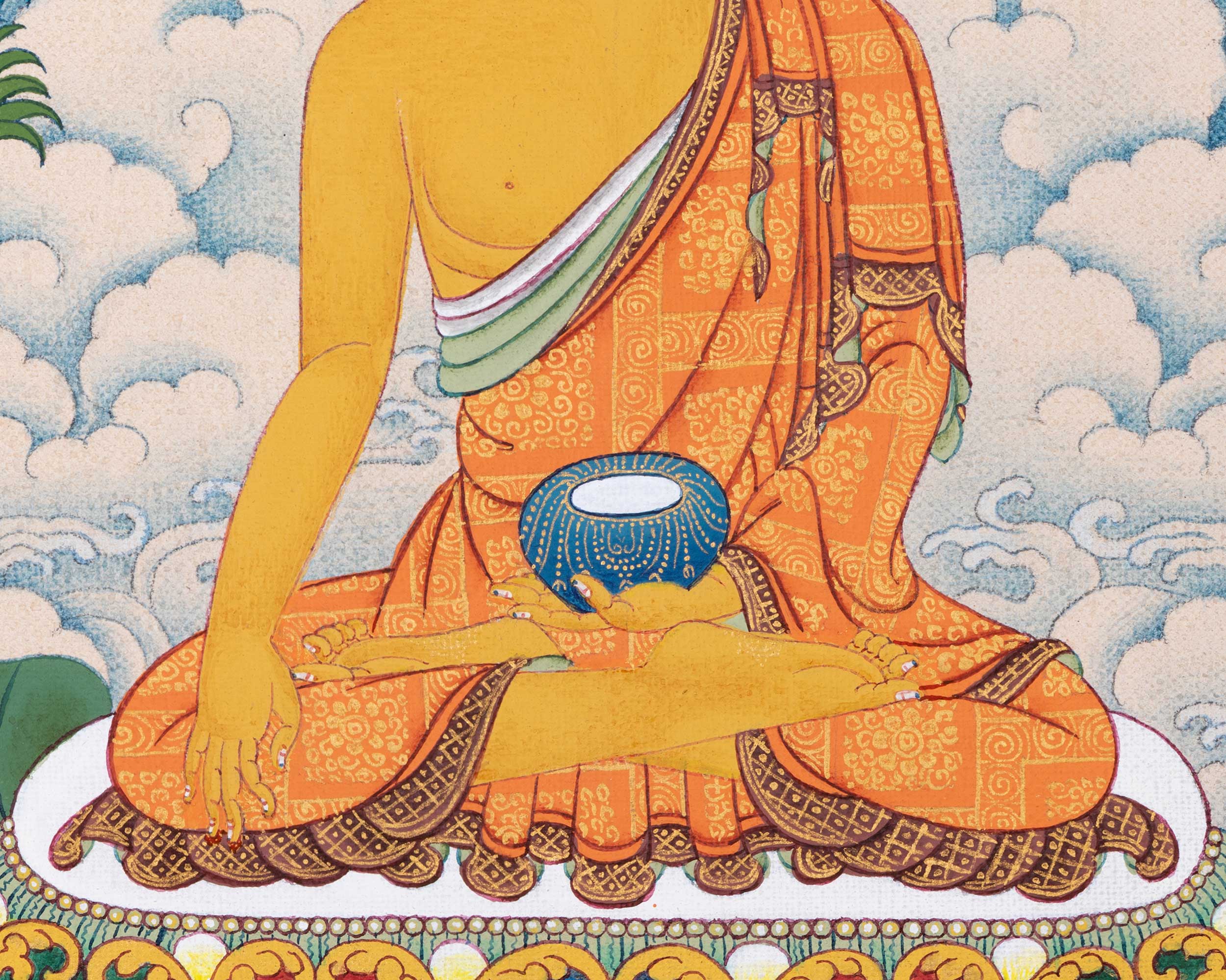 Siddhartha Gautama Art Hand Painted Shakyamuni Buddha Thangka siddhartha-gautama-art-hand-painted-shakyamuni-buddha-thangka