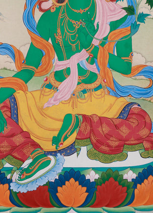 Traditional Green Tara, the Swift Savior | A Blessing of Protection and Serenity