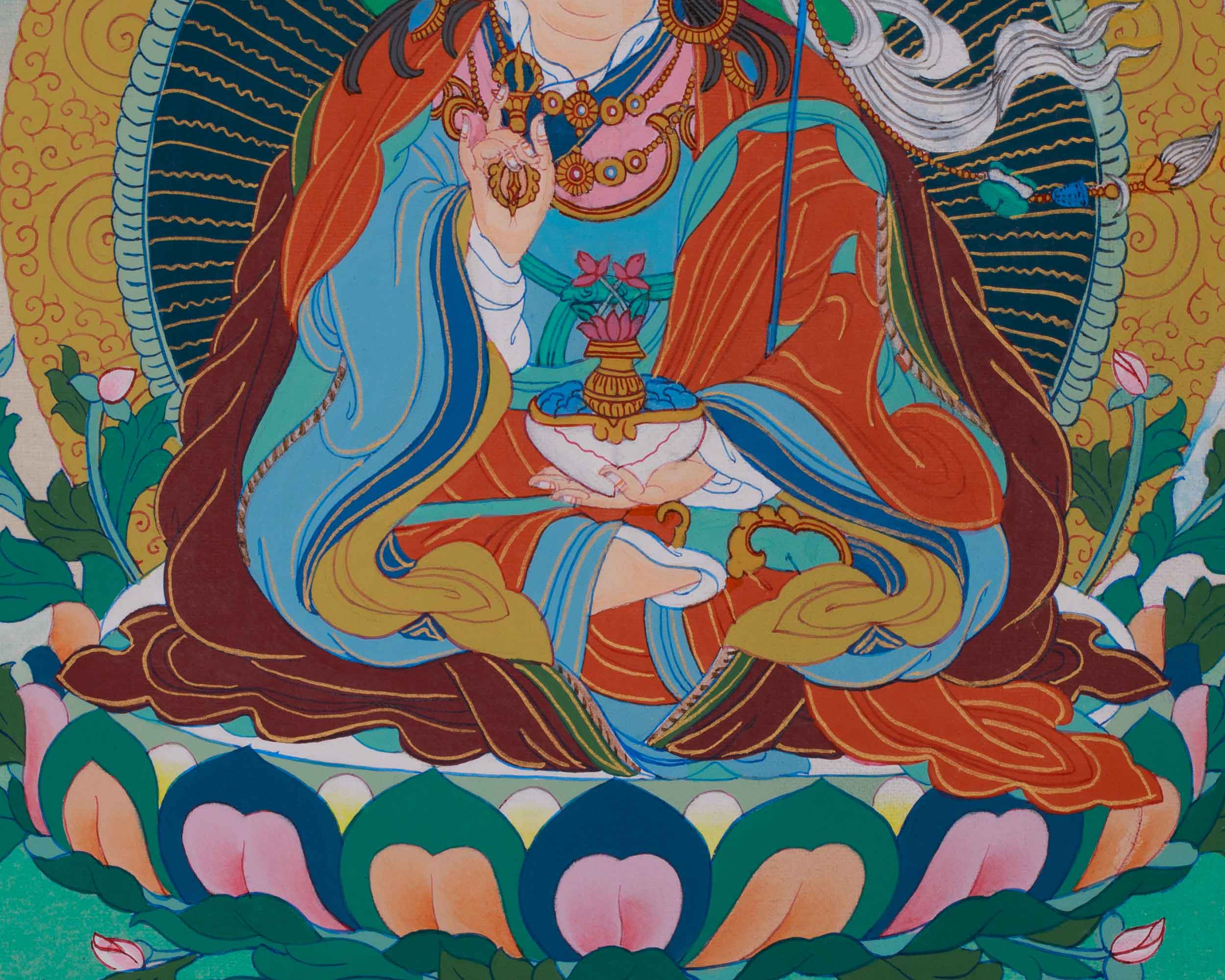 Tibetan Guru Rinpoche | Padmasambhava, The Lotus-Born Guru of Enlightenment