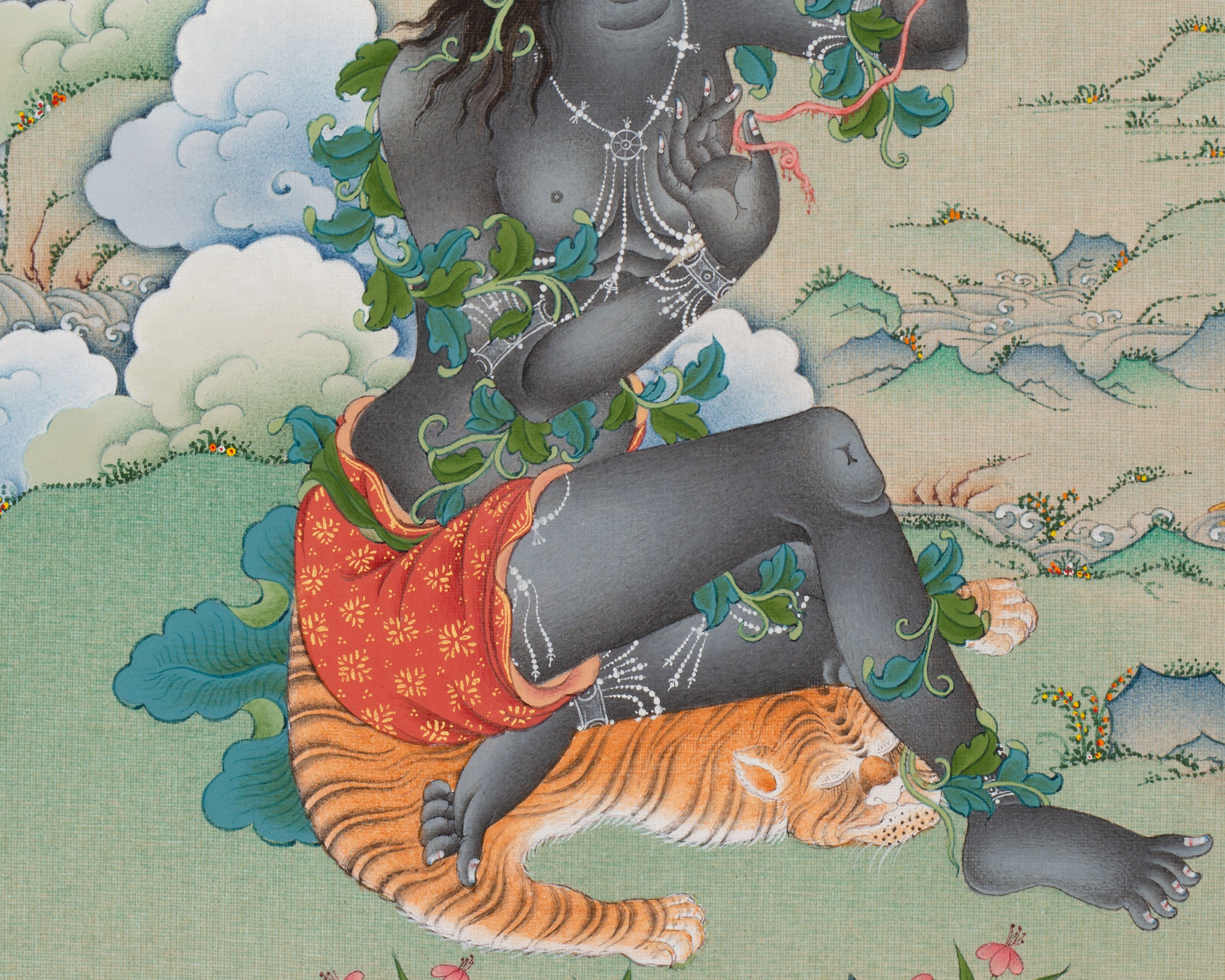 Tilopa Giclée Canvas Print | Master of the Kagyu Lineage