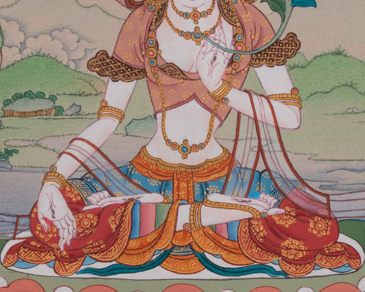 White Tara Longevity Goddess | Healing Deity Sita Tara