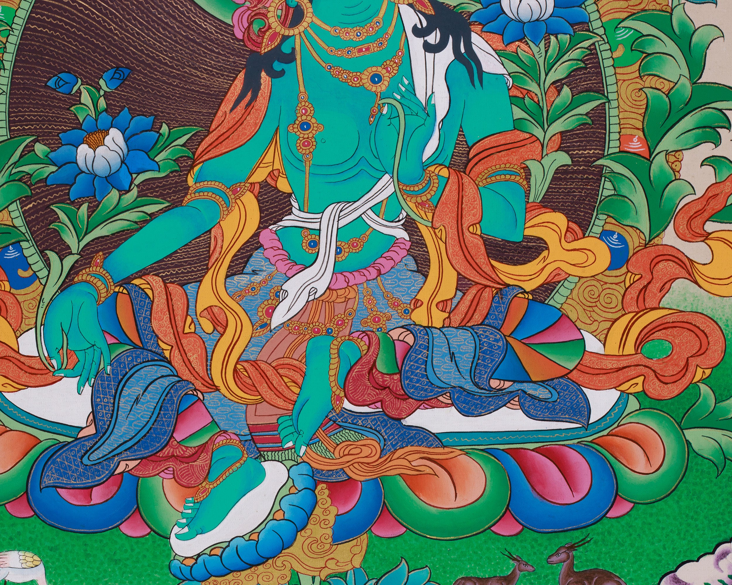 Traditional Shyamatara | Divine Protector of Compassion & Swift Action