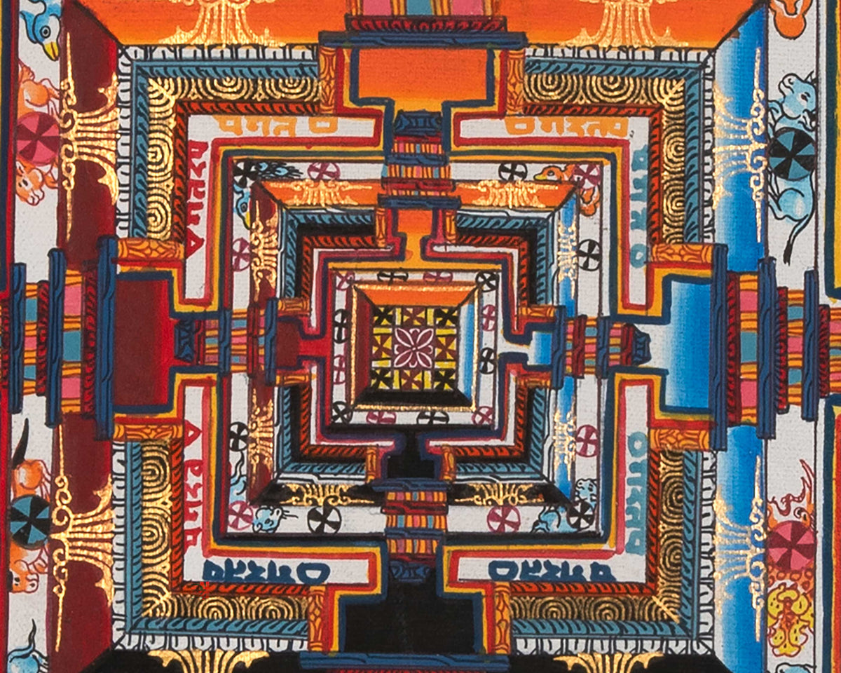 Kalachakra Mandala | Small Size Wall Decoration Painting