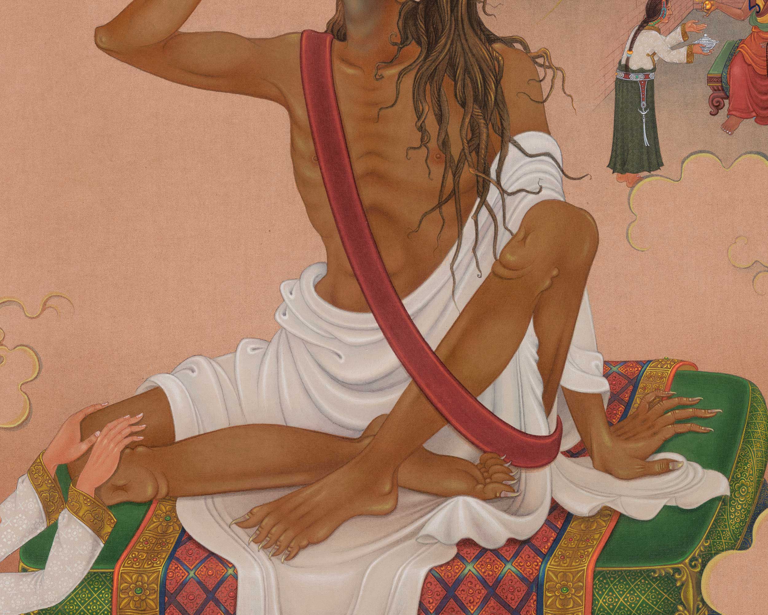 Milarepa Tibetan Art | Himalayan Master of Meditation and Enlightenment | Home Decor