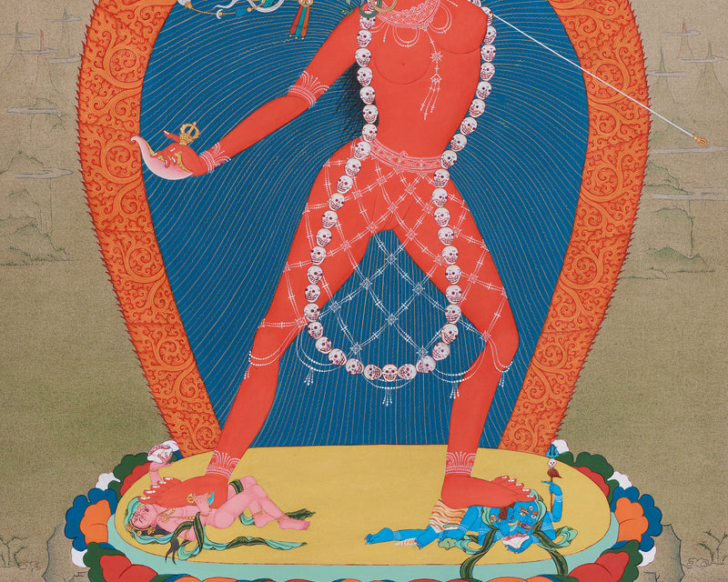 Vajrayogini: Vajrayana Meditation Thangka