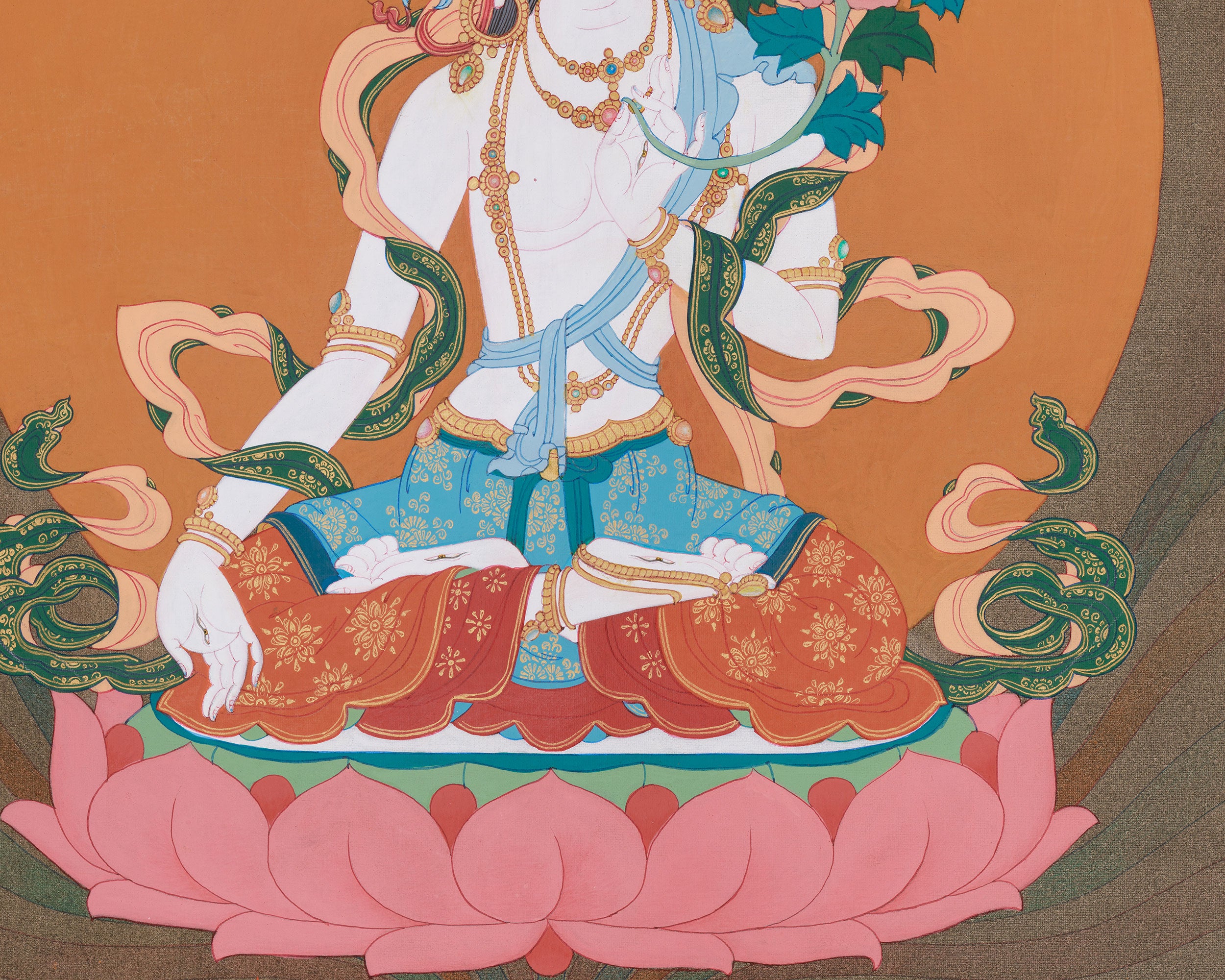 Buddhist Sita Tara Thangka |  A Symbol of Compassion
