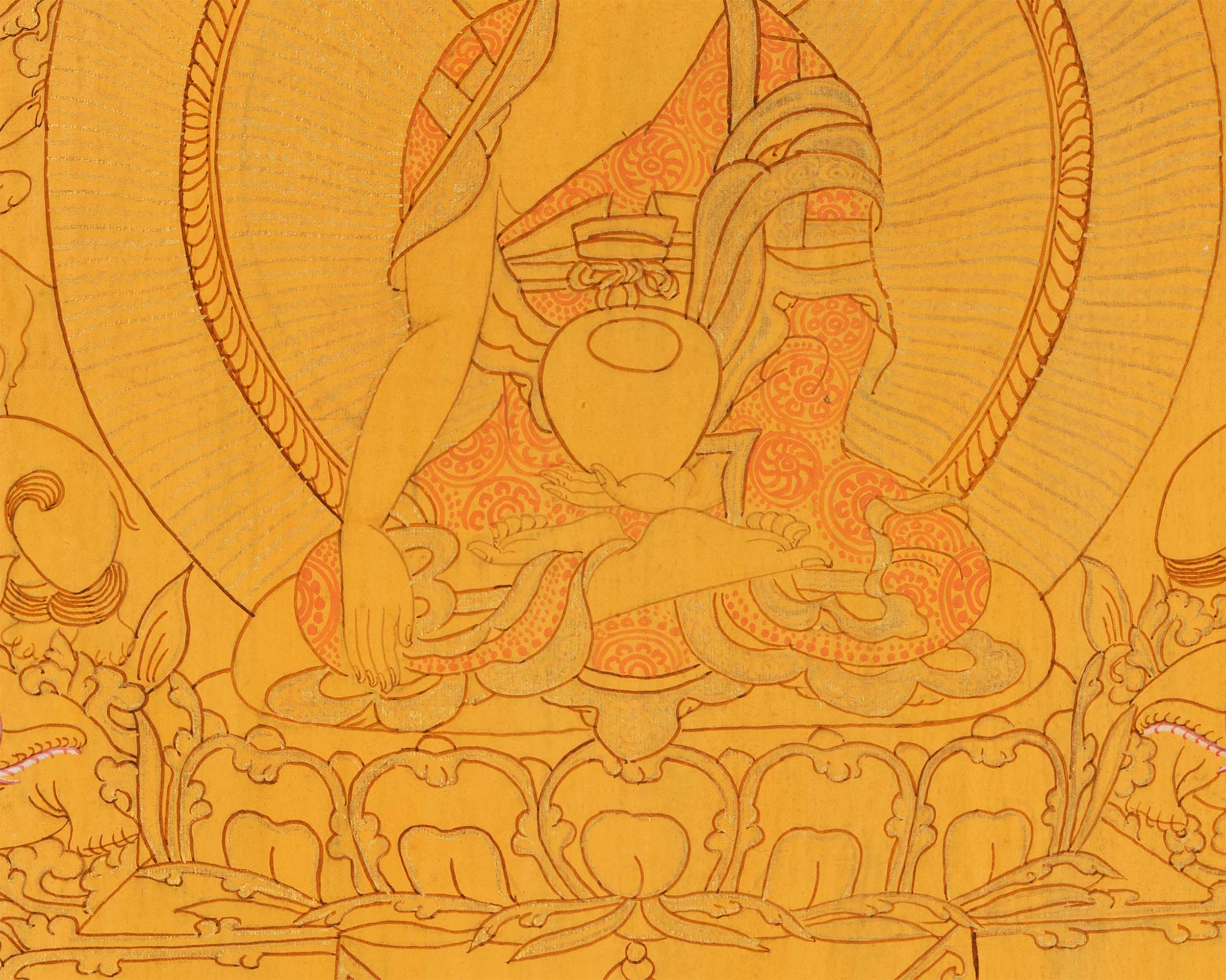 Assembly of Buddhas Thangka | Enlightenment and Harmony