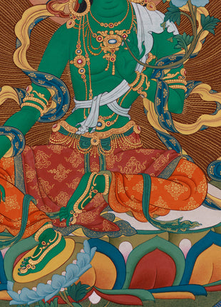 Protection of Bodhisattva Green Tara | Lhasa Stone Colors