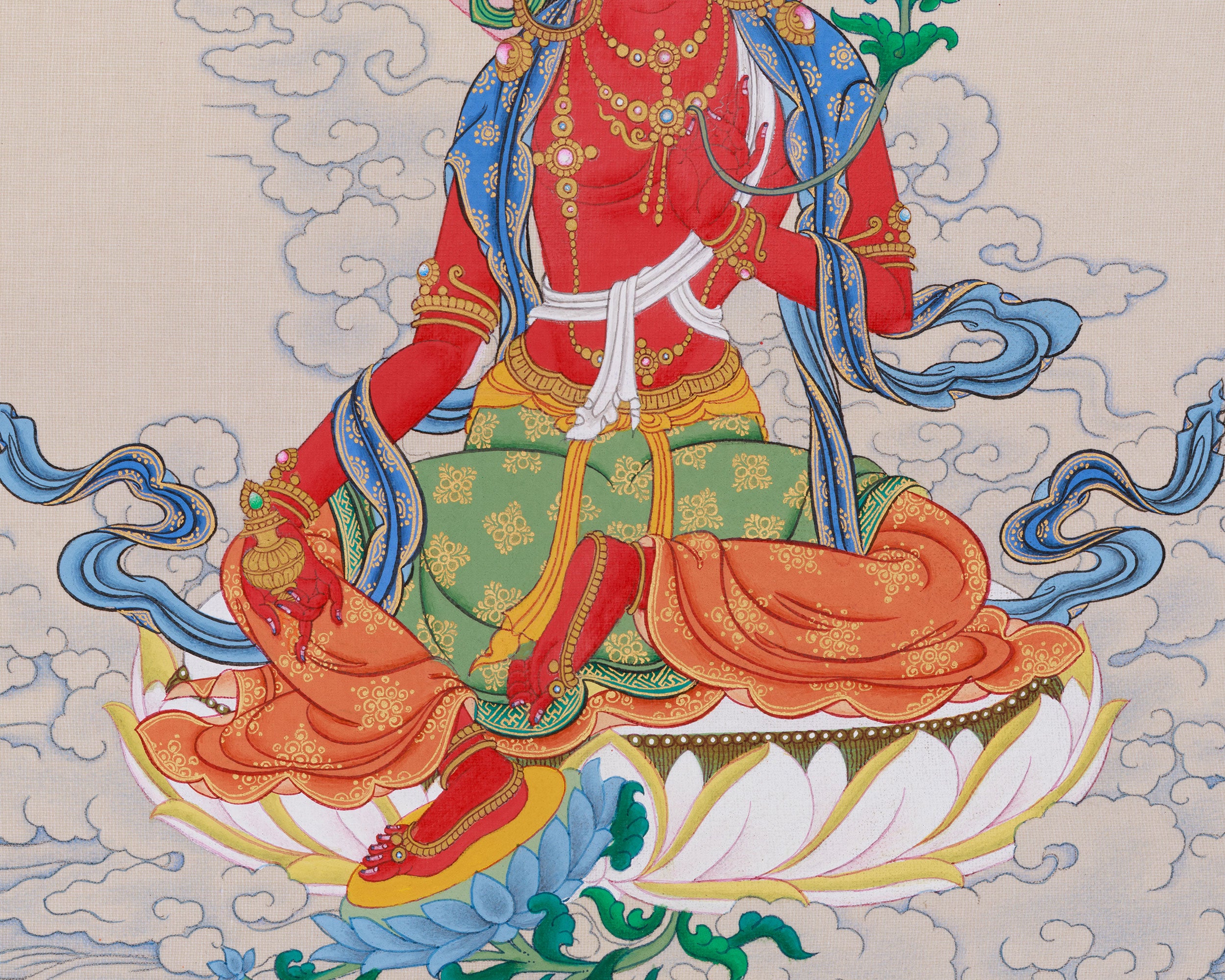 Tantric Goddess Red Tara | Tibetan Dakini of Attraction and Enlightenment