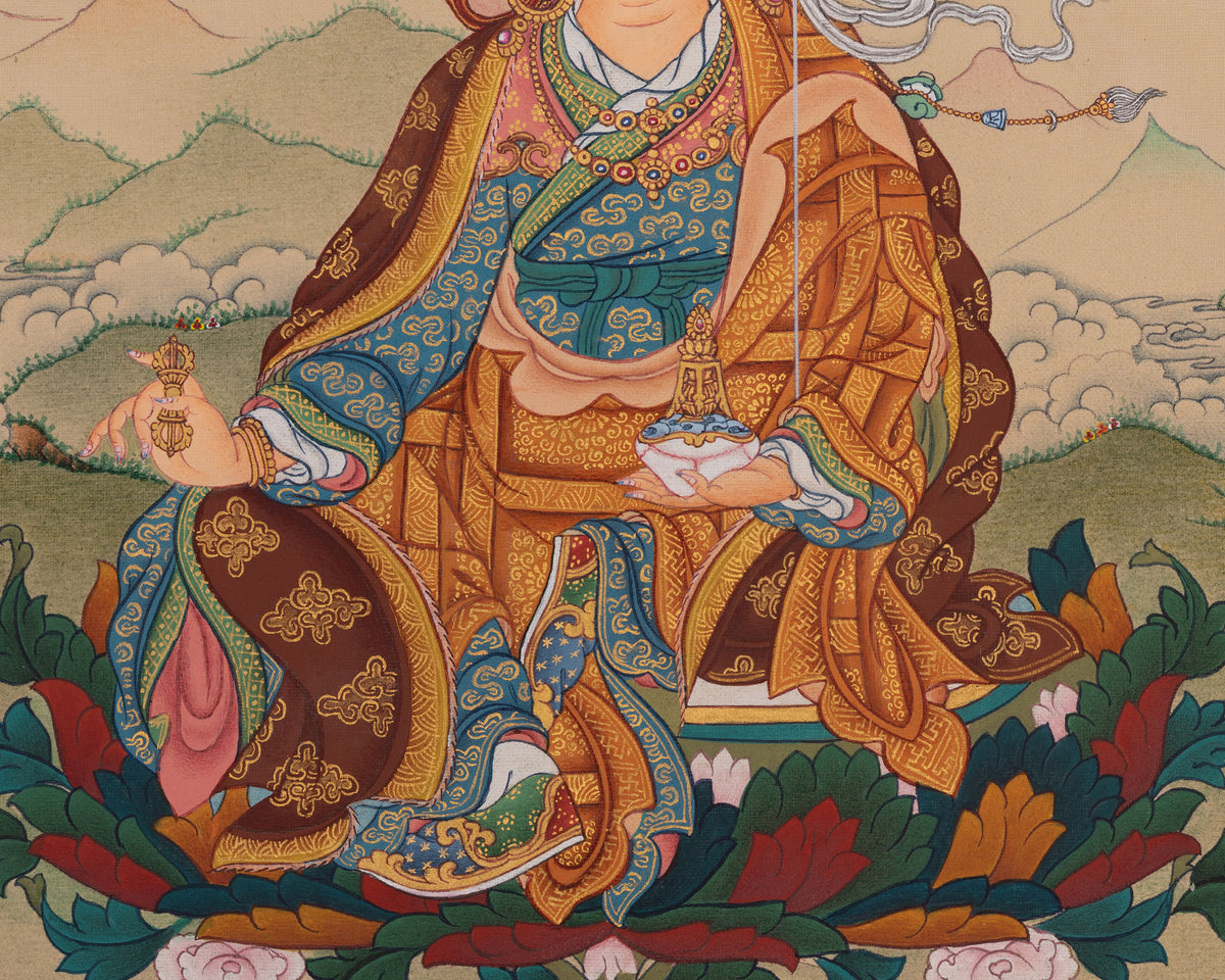 Padmasambhava Buddhist Artwork | Guru Rinpoche Art | Tibetan Master