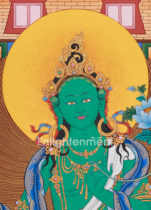 21 Taras Figurine Painting | Taras of Orgyen Chokgyur Lingpa Tradition