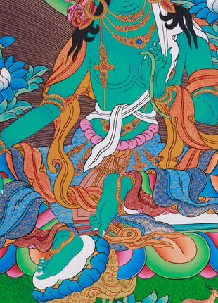Traditional Shyamatara | Divine Protector of Compassion & Swift Action