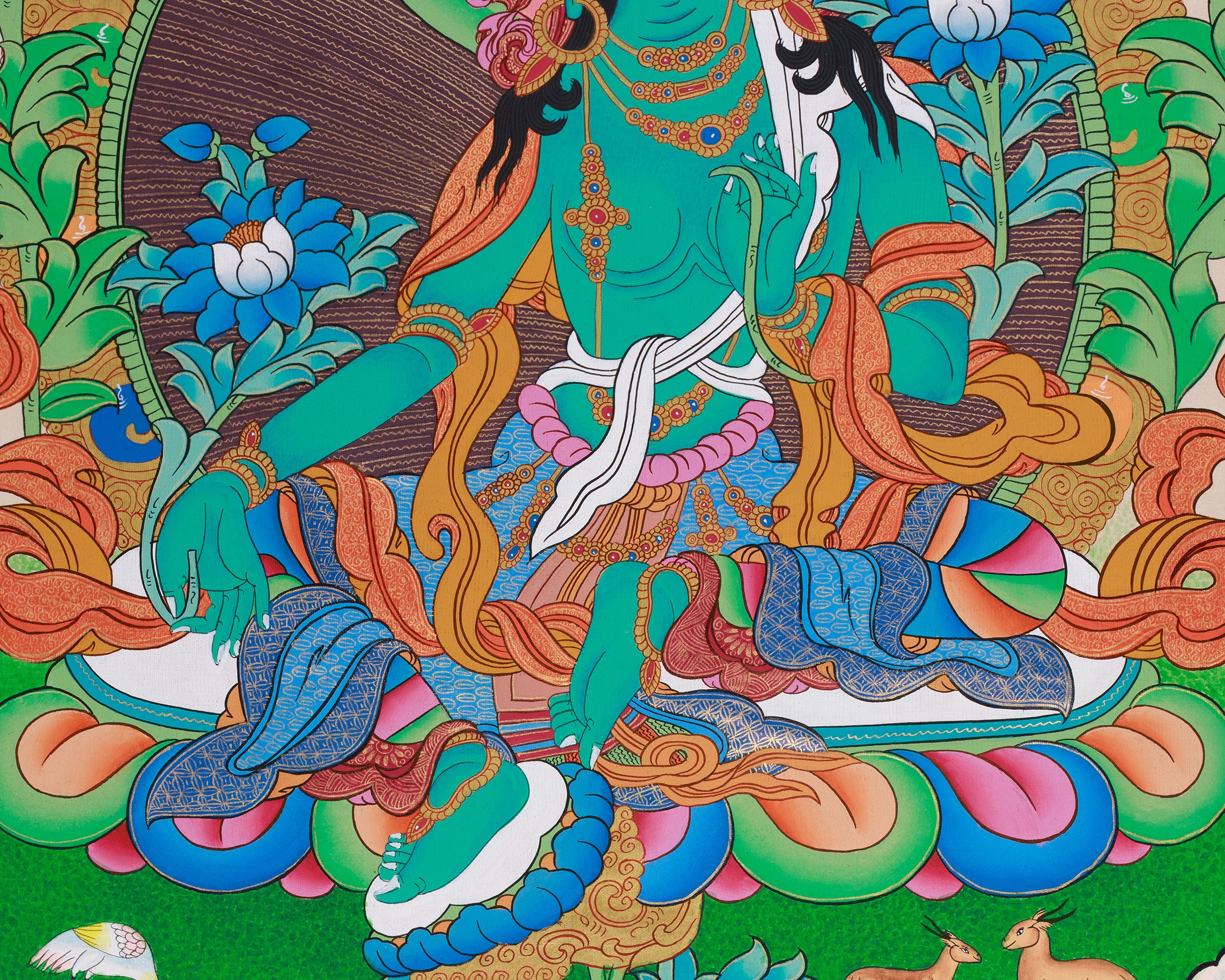 Traditional Shyamatara | Divine Protector of Compassion & Swift Action