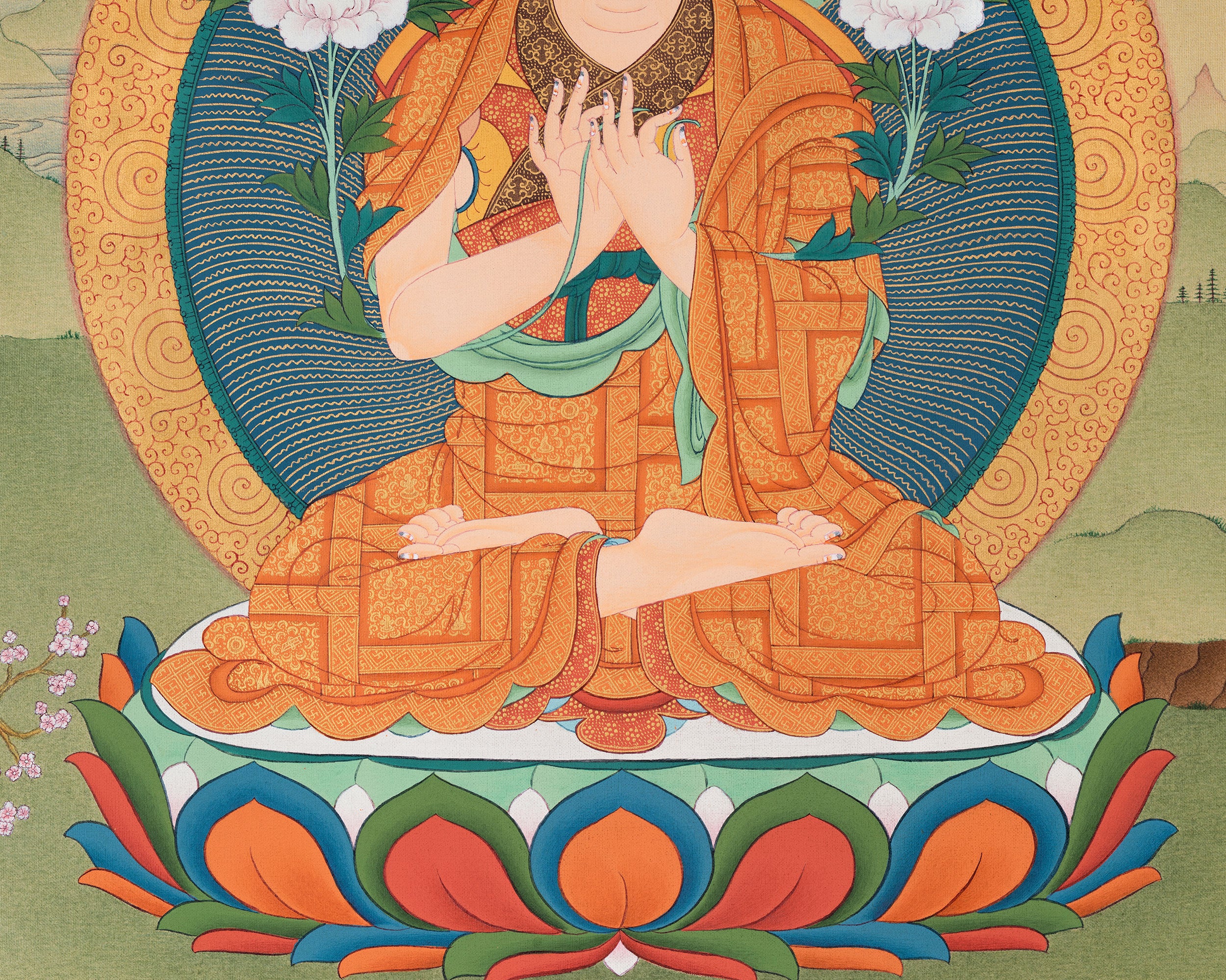 Tsongkhapa Canvas Print | Spiritual Teacher and Protector of the Dharma