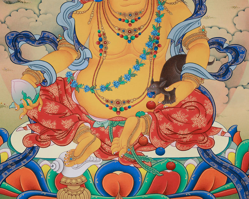 Kubera, Dzambhala Canvas Print | Lord of Wealth and Prosperity