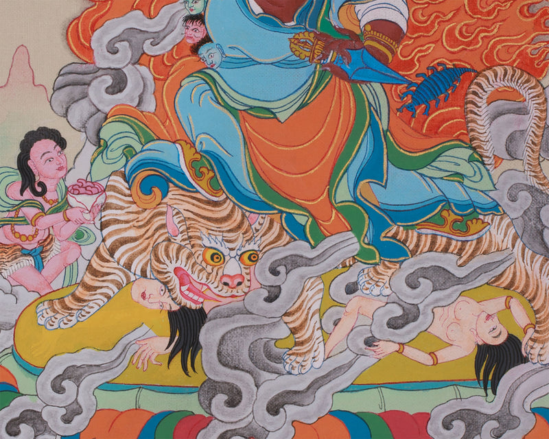 Dorje Drolo Thangka | Wrathful Manifestation of Guru Rinpoche