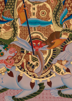 Vaishravana Painting | Guardian King of Wealth and the North