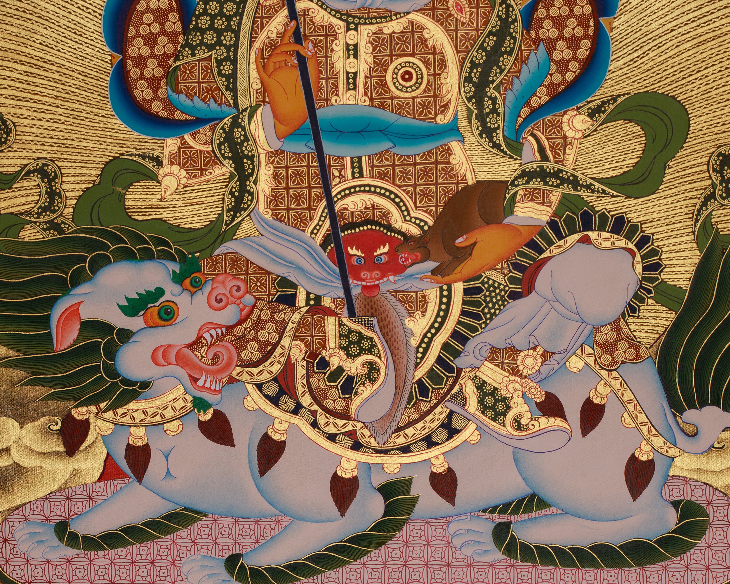 Vaishravana Painting | Guardian King of Wealth and the North