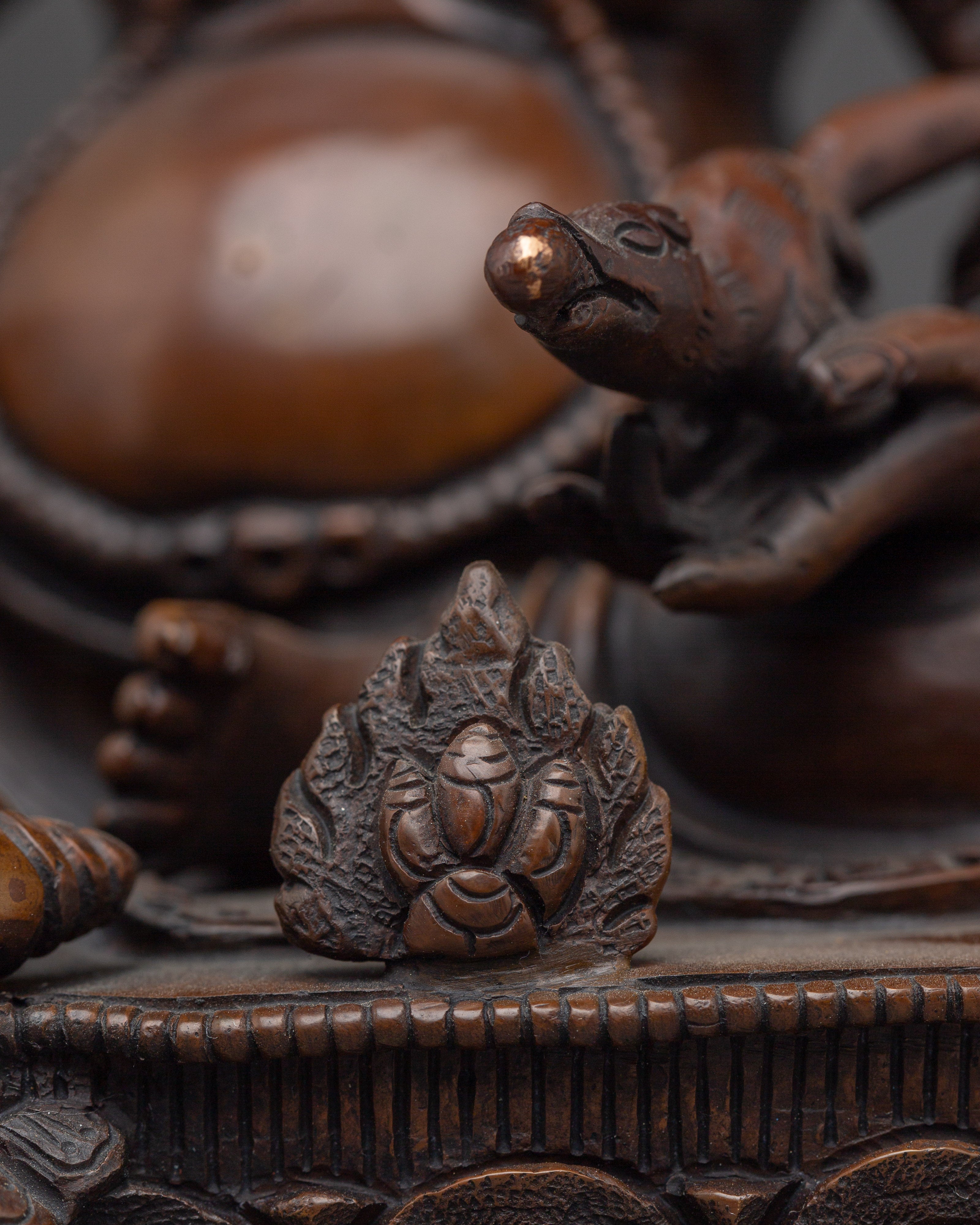 Dzambhala Buddhist Deity Statue | Guardian of Wealth