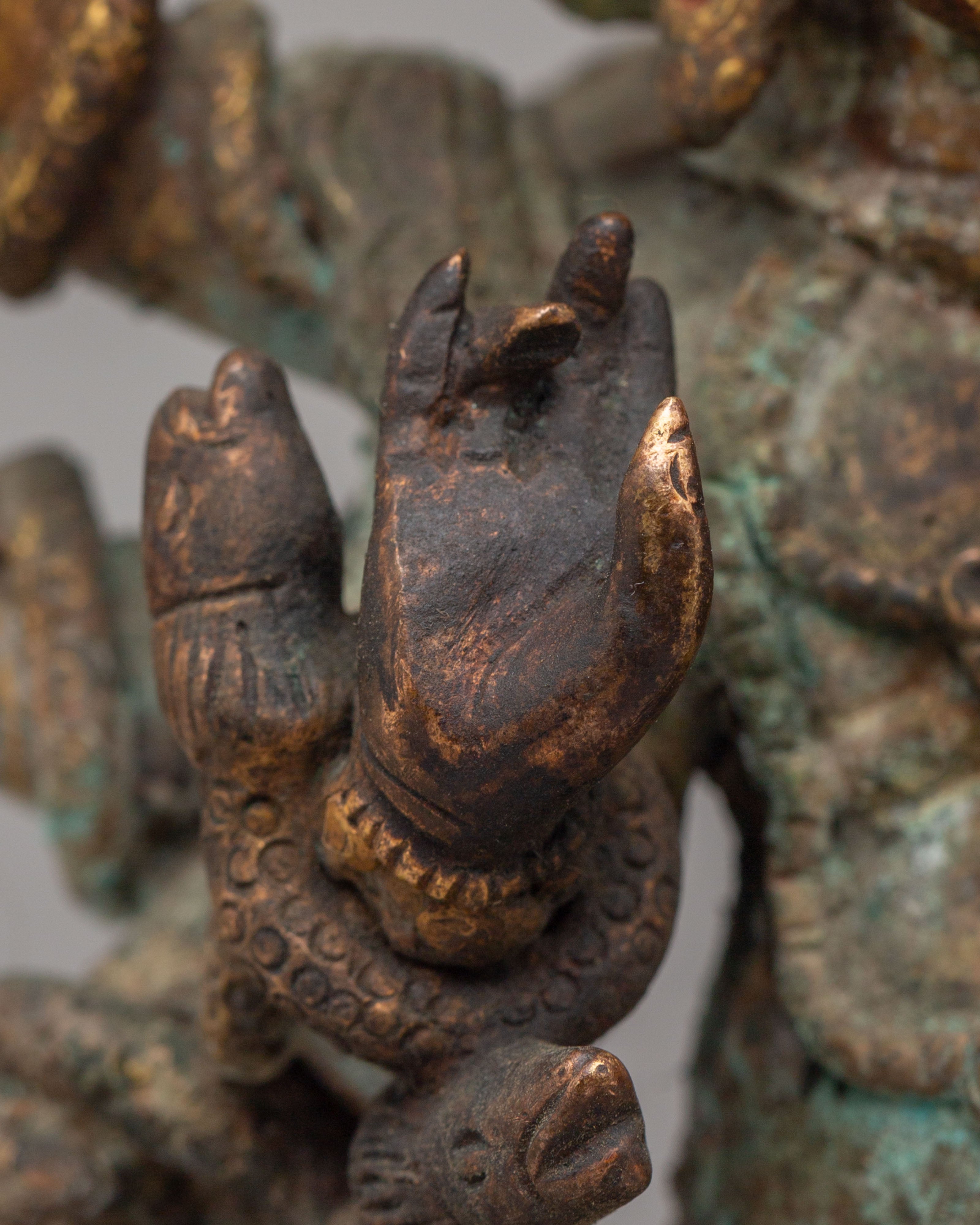 Traditional Ucchusma Figurine | Buddhist Purification Deity