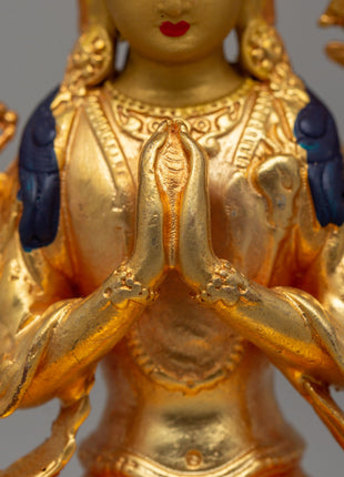 Compassion Deity Chenrezig Statue | Bodhisattva of Mercy