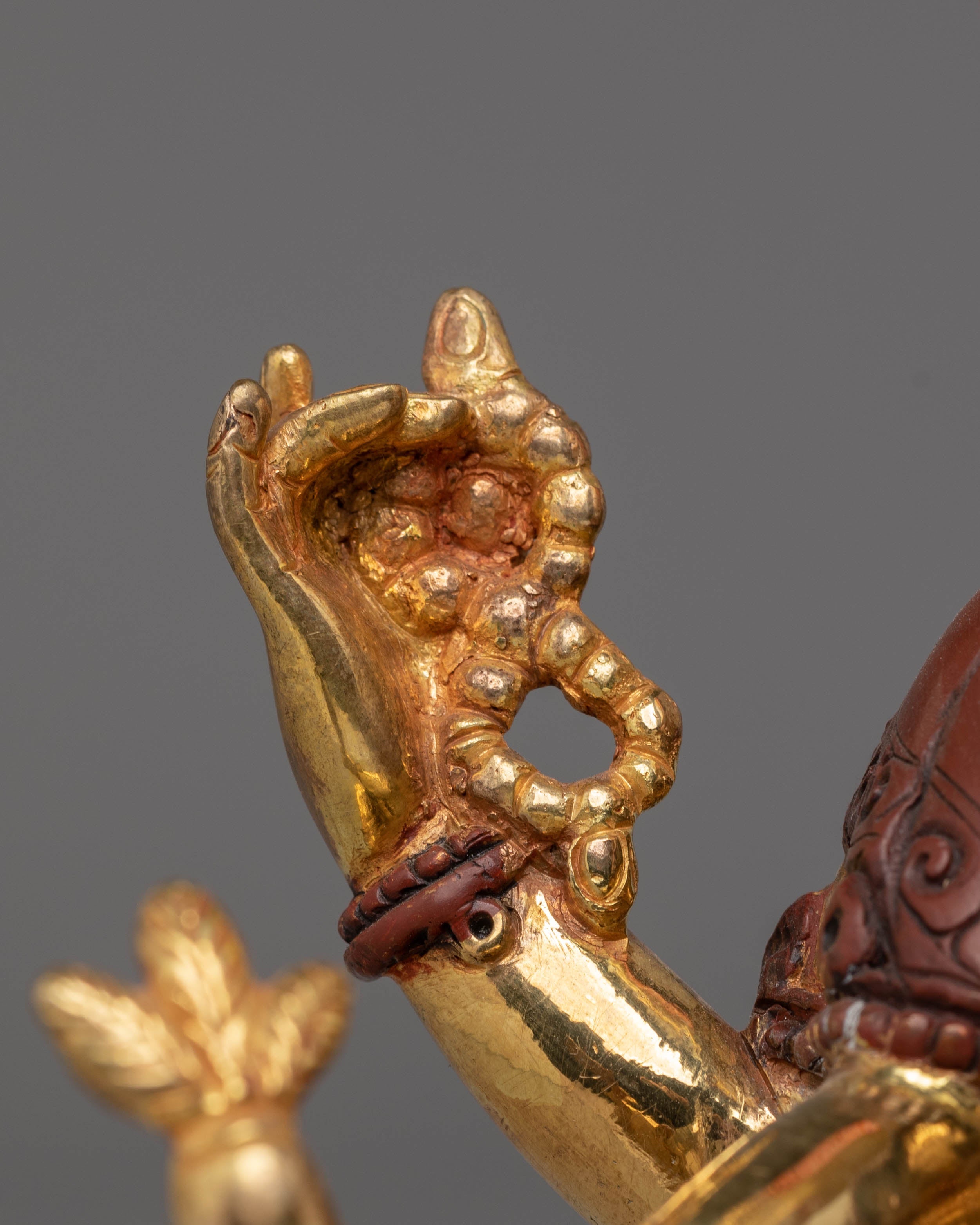 Golden Ganesh Wealth Deity Statue | Hindu God of Prosperity & Wisdom