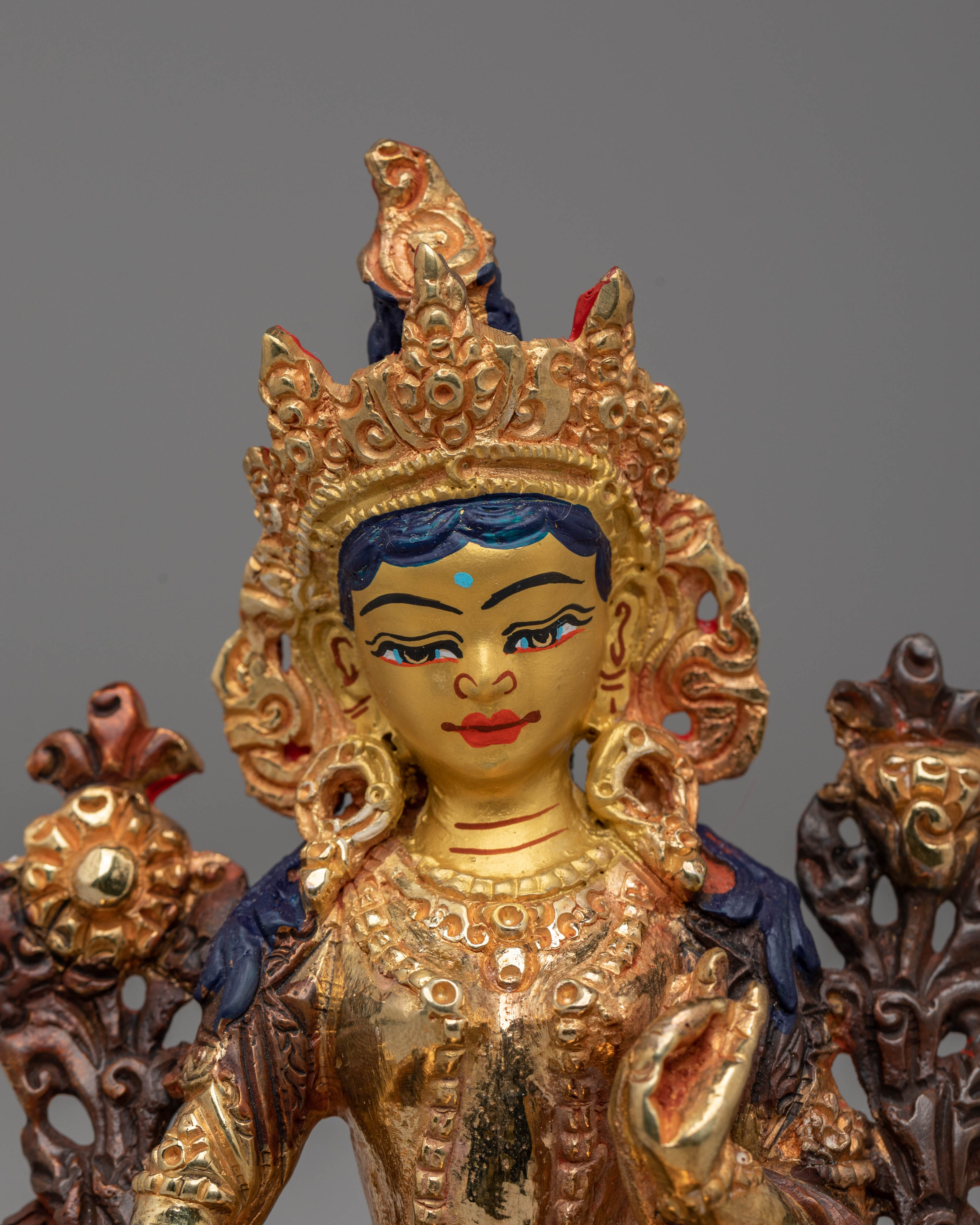 Mother Shyama Tara Statue for Protection | Handcrafted Tibetan Art