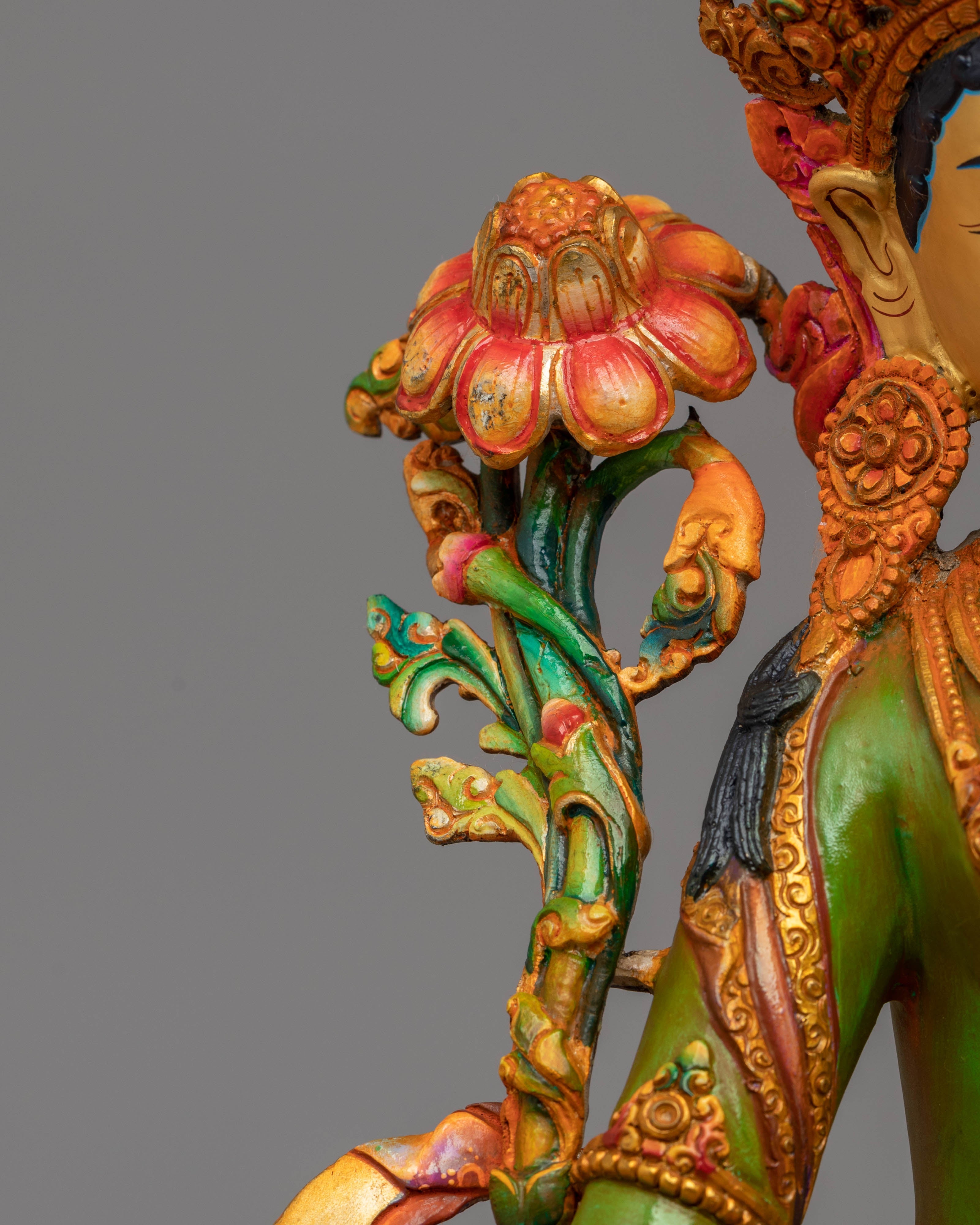 Shyama Tara Statue Mother of All Buddhas | Sacred Tibetan Art for Your Altar