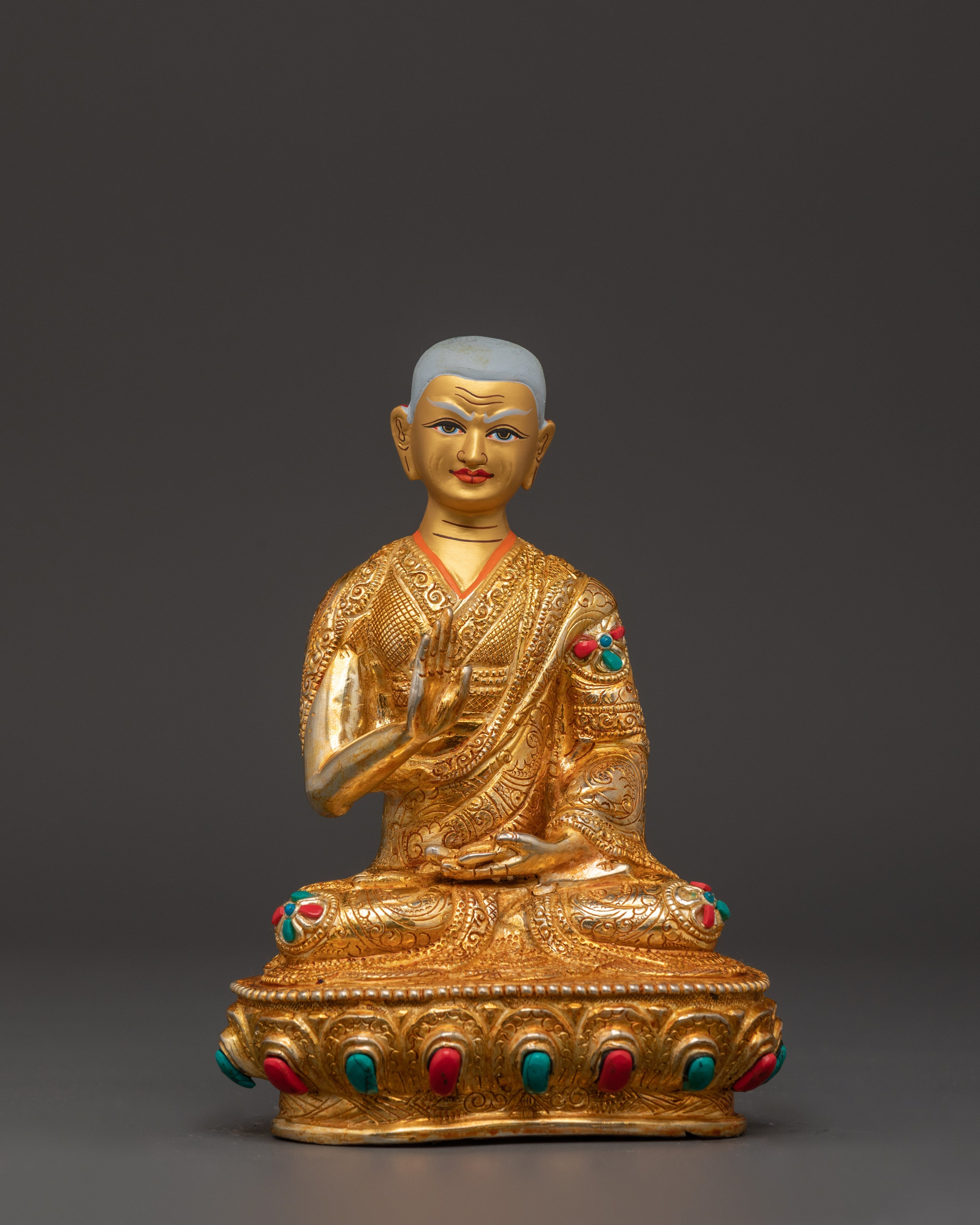 Handcrafted Buddhist Master Tsongkhapa Set | Tsongkhapa with Disciples