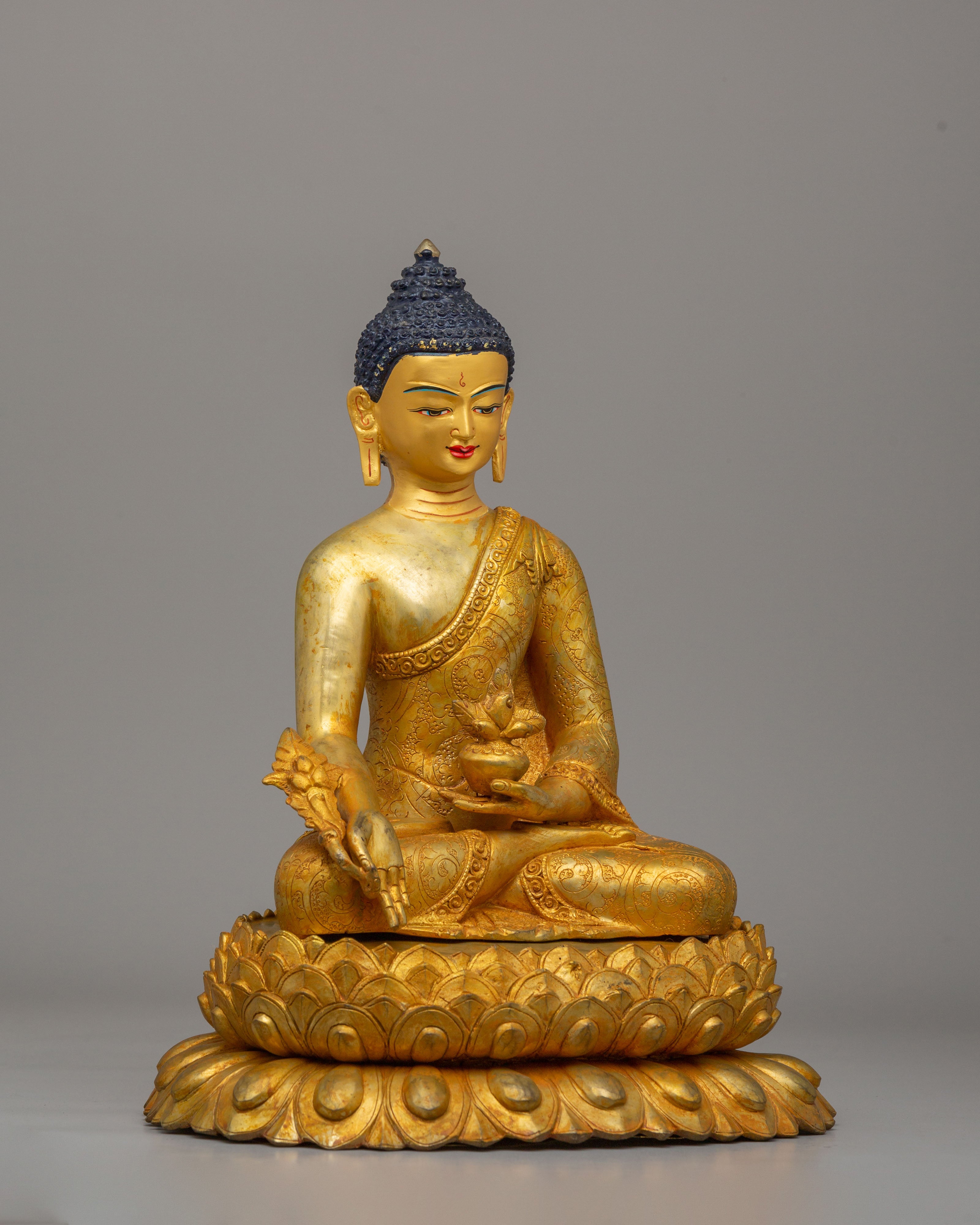 Divine Medicine Buddha Sculpture | Sacred Spiritual Art