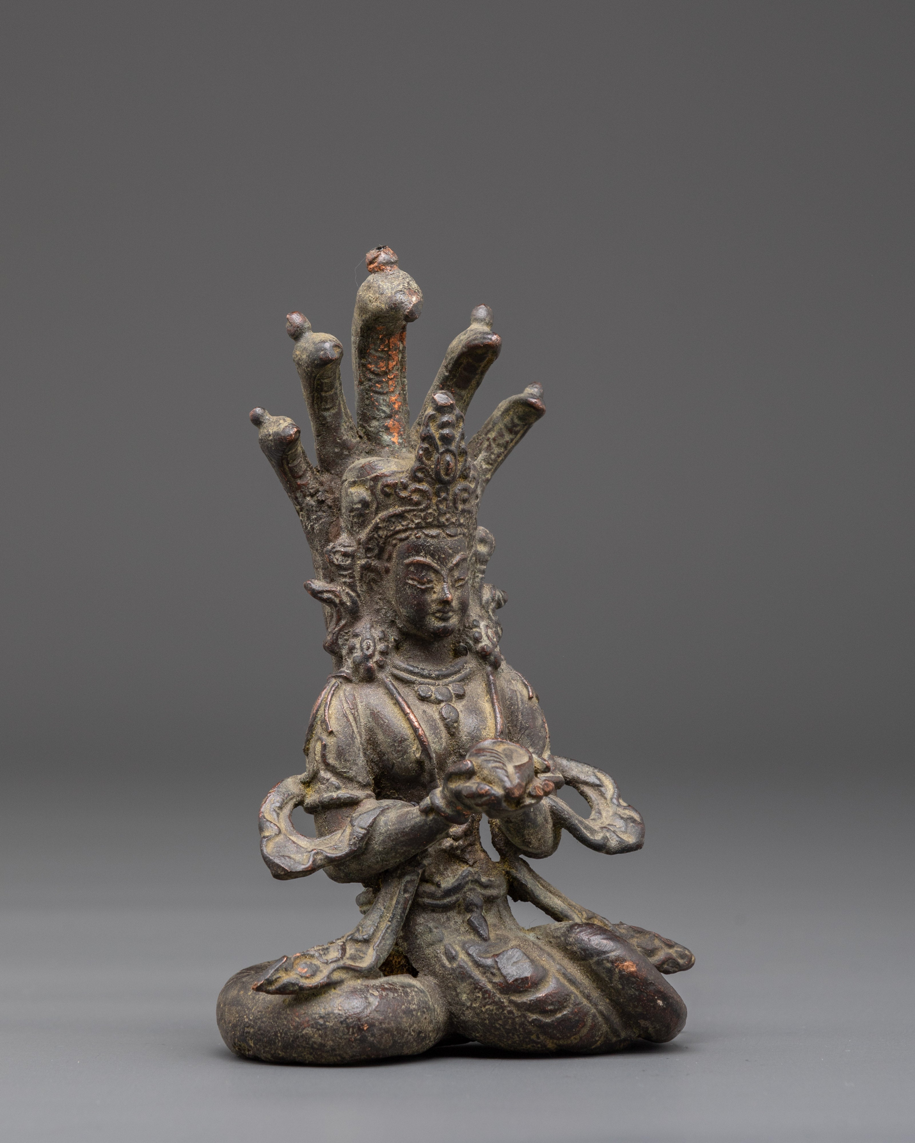 Divine Mythical Serpent Deity Naag Kanya | Sacred Serpent Goddess Statue