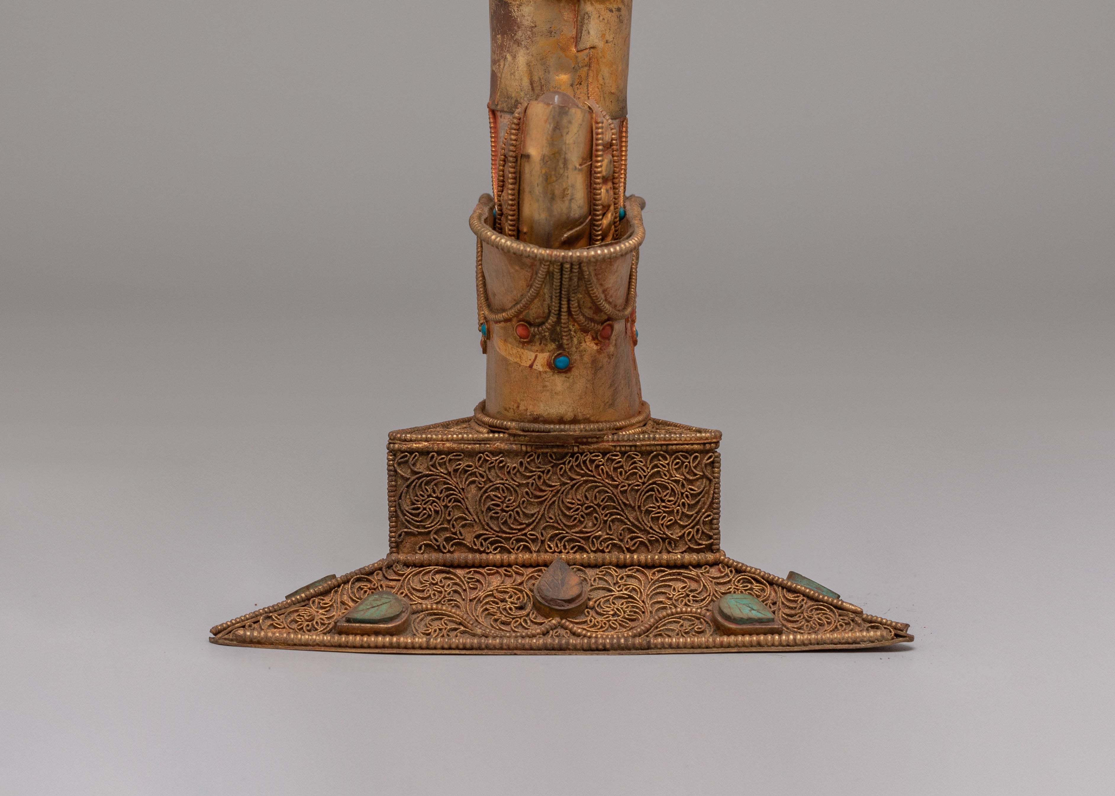 Sacred Buddhist Phurba for Ritual | Traditional Buddhist Ceremonial Dagger