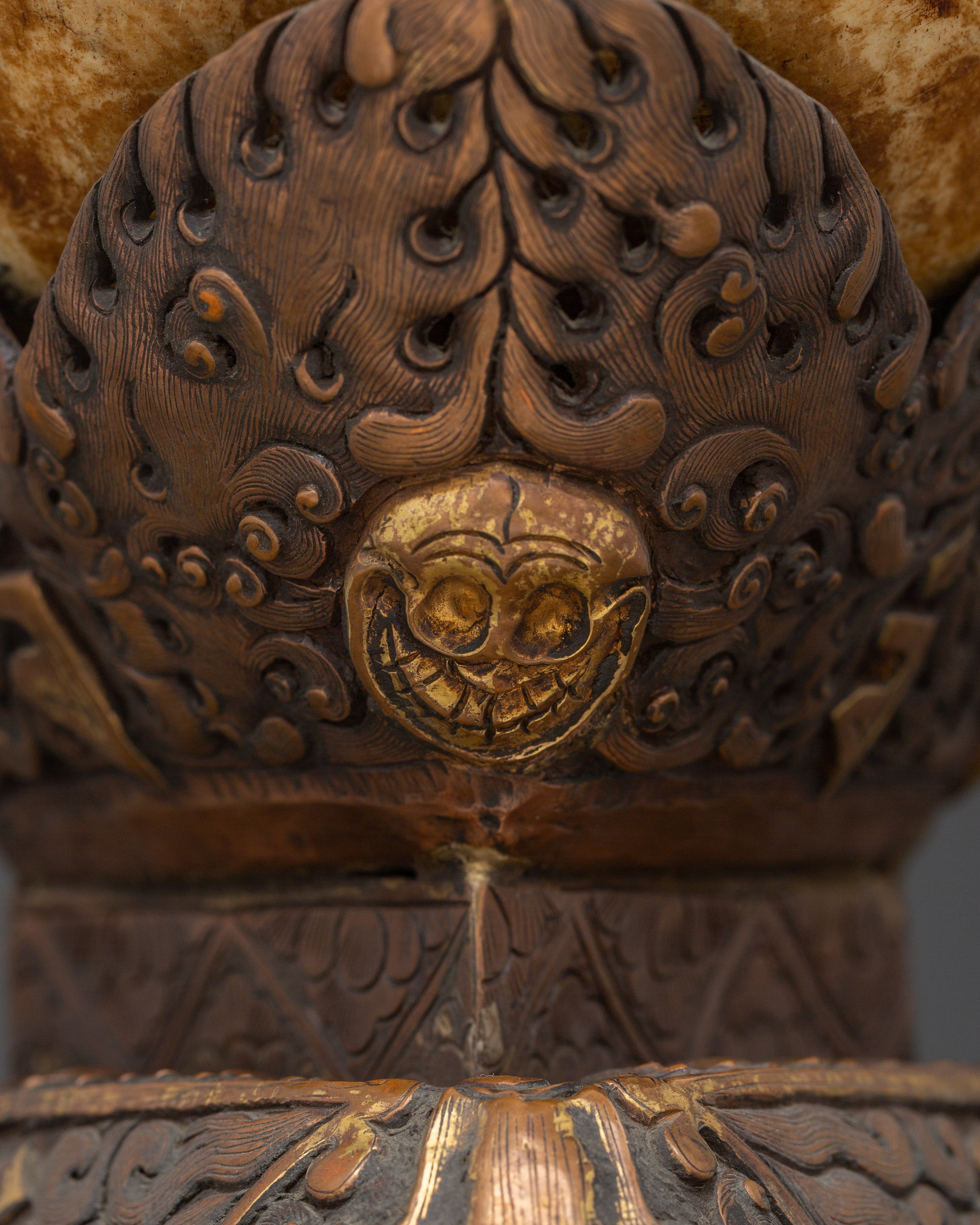 Ethically Sourced Buffalo Bone Kapala Skull Cup | Tibetan Ritual Vessel for Meditation