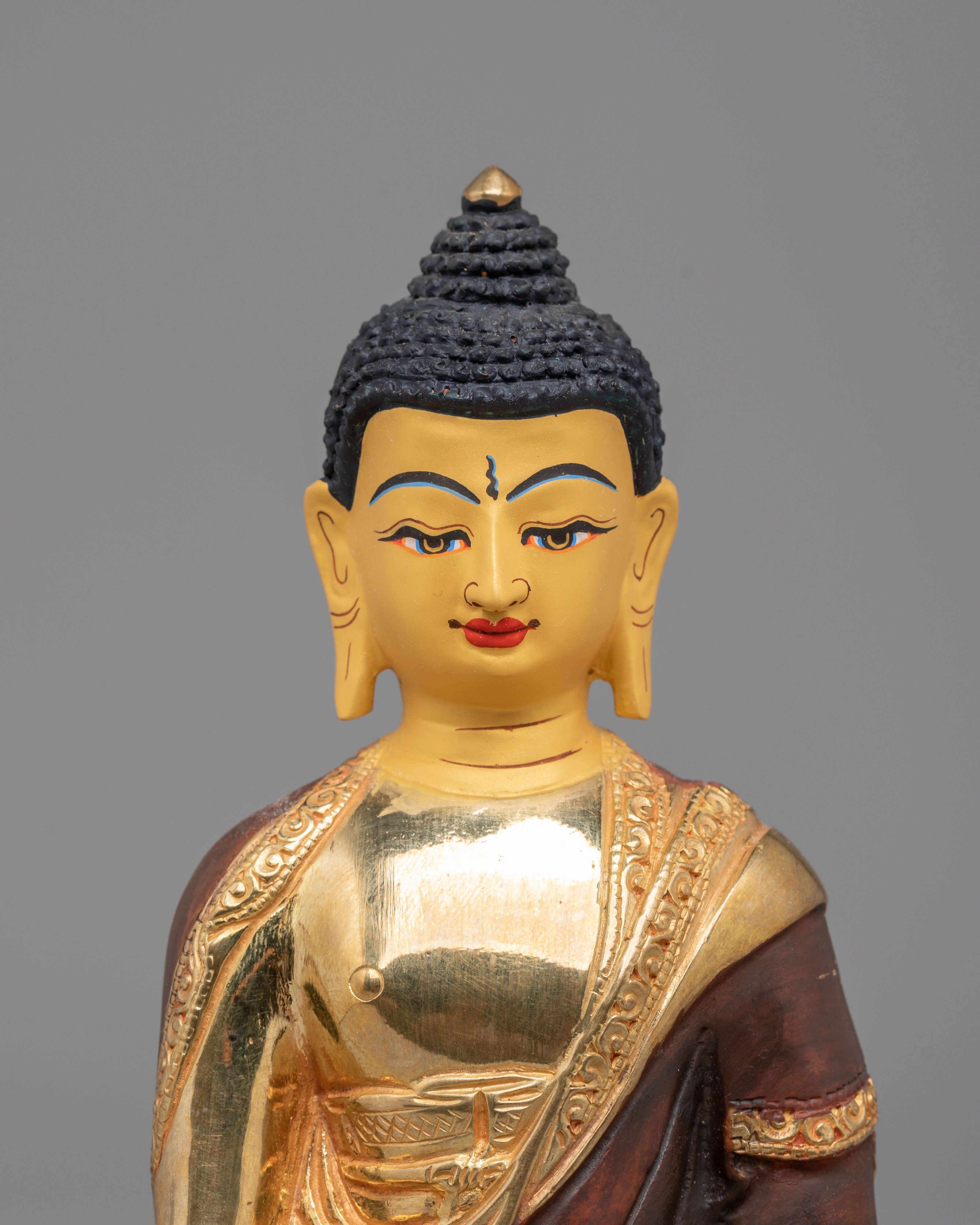 Golden Statue of Buddha Shakyamuni | Enlightened One