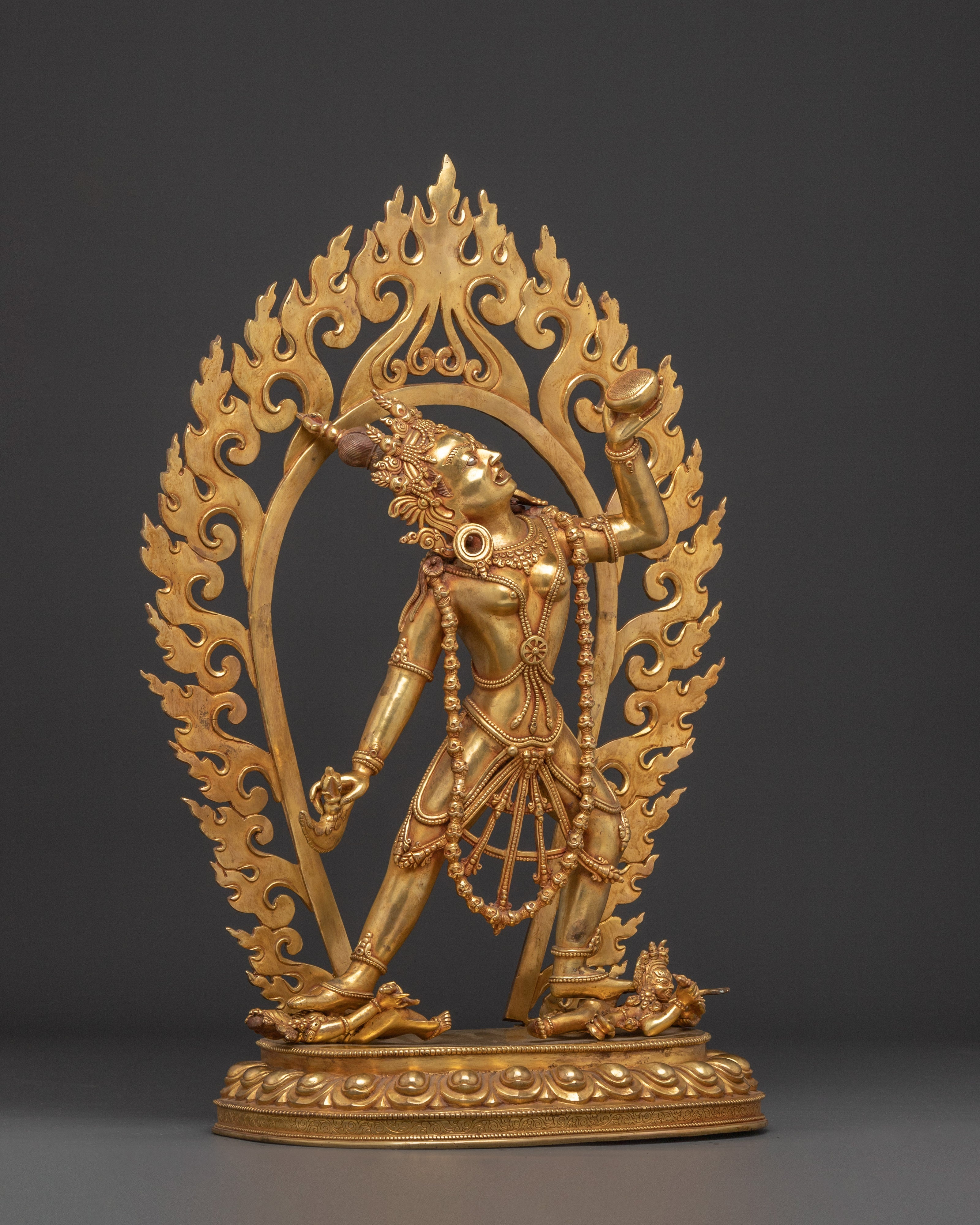 Handcrafted Vajrayogini Golden Statue | Queen of Dakini