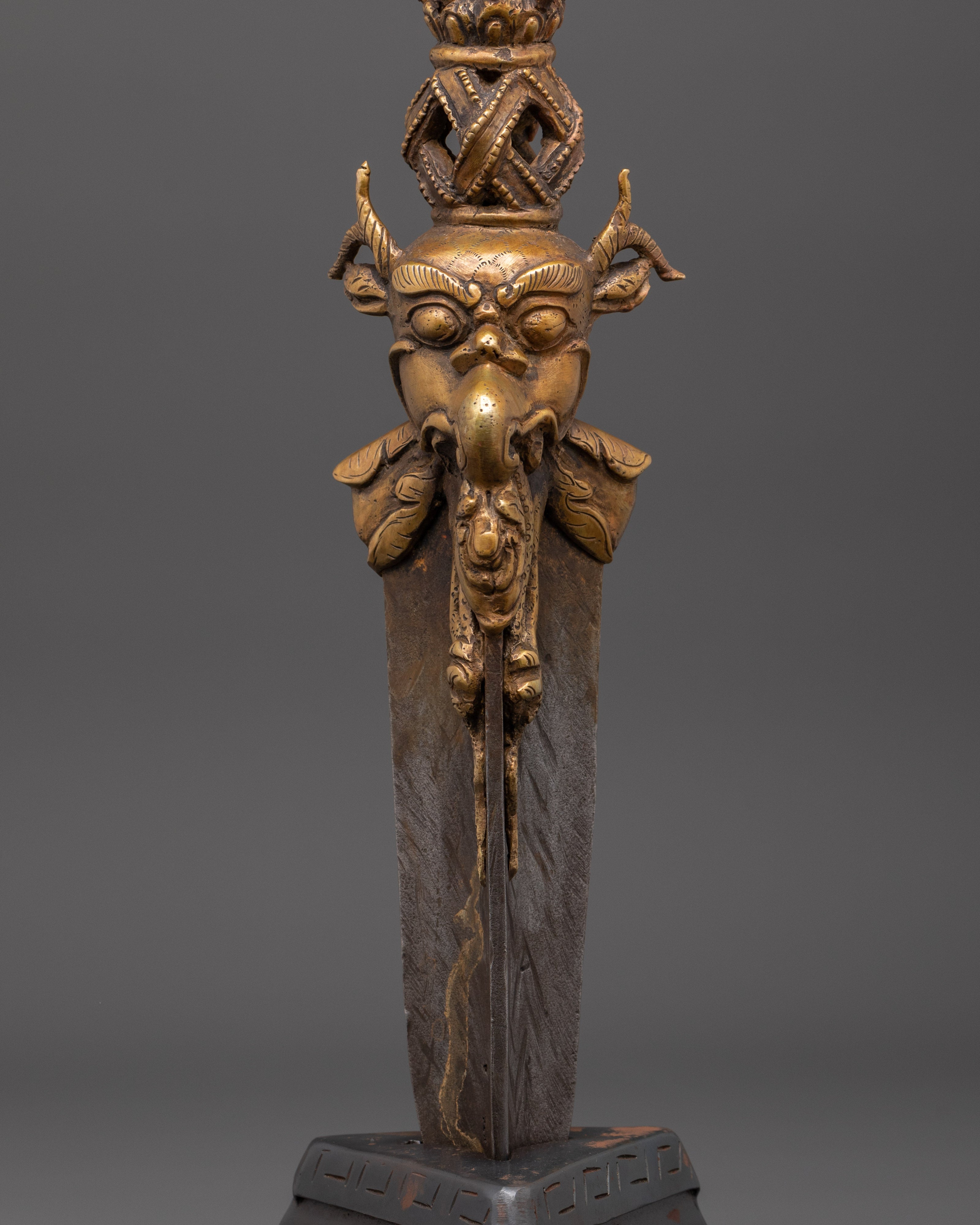 Handcrafted Bronze Phurba Dagger | Tibetan Buddhist Phurba