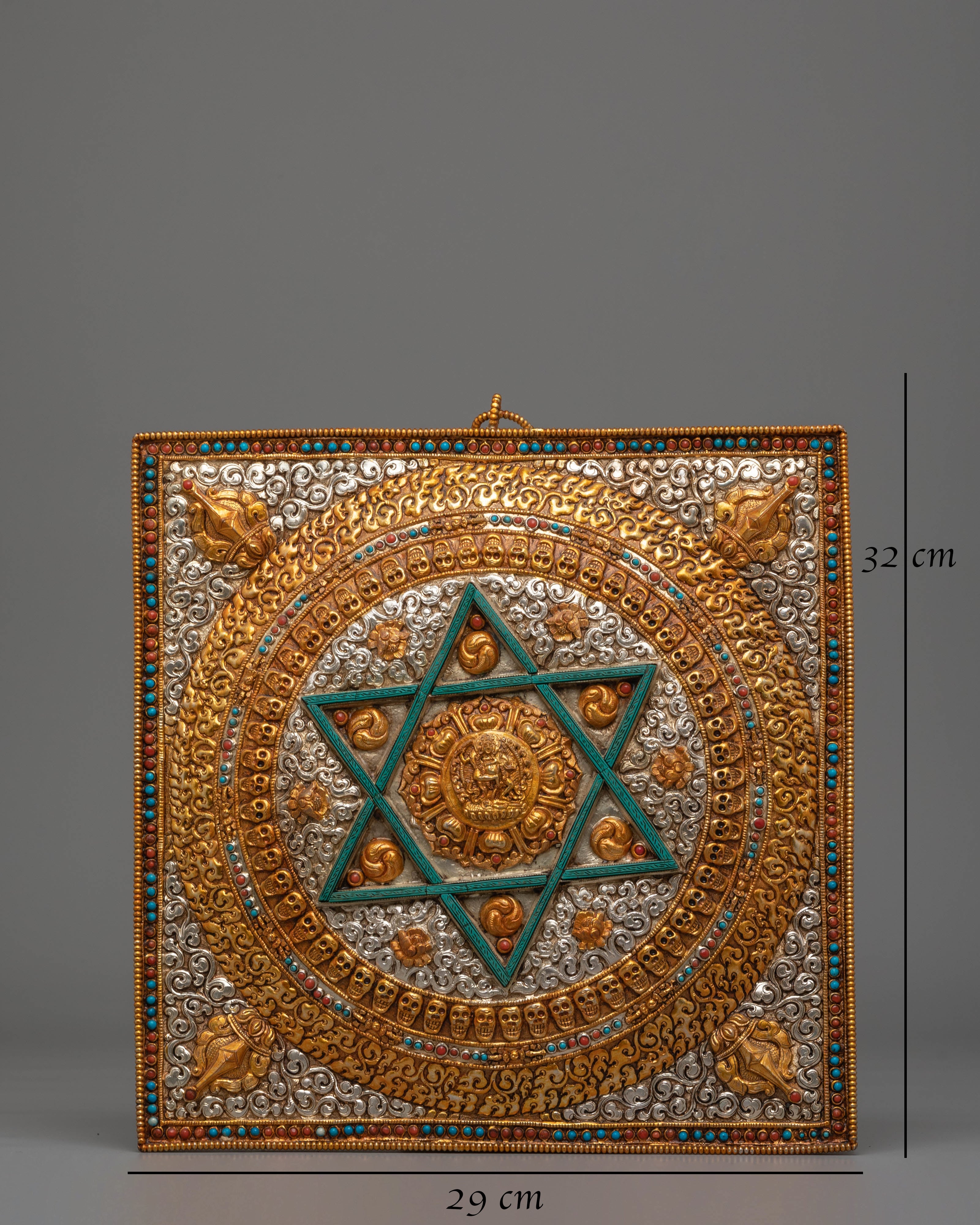 Handcrafted Wall Hanging Buddhist Mandala | Sacred Artwork for Spiritual Spaces