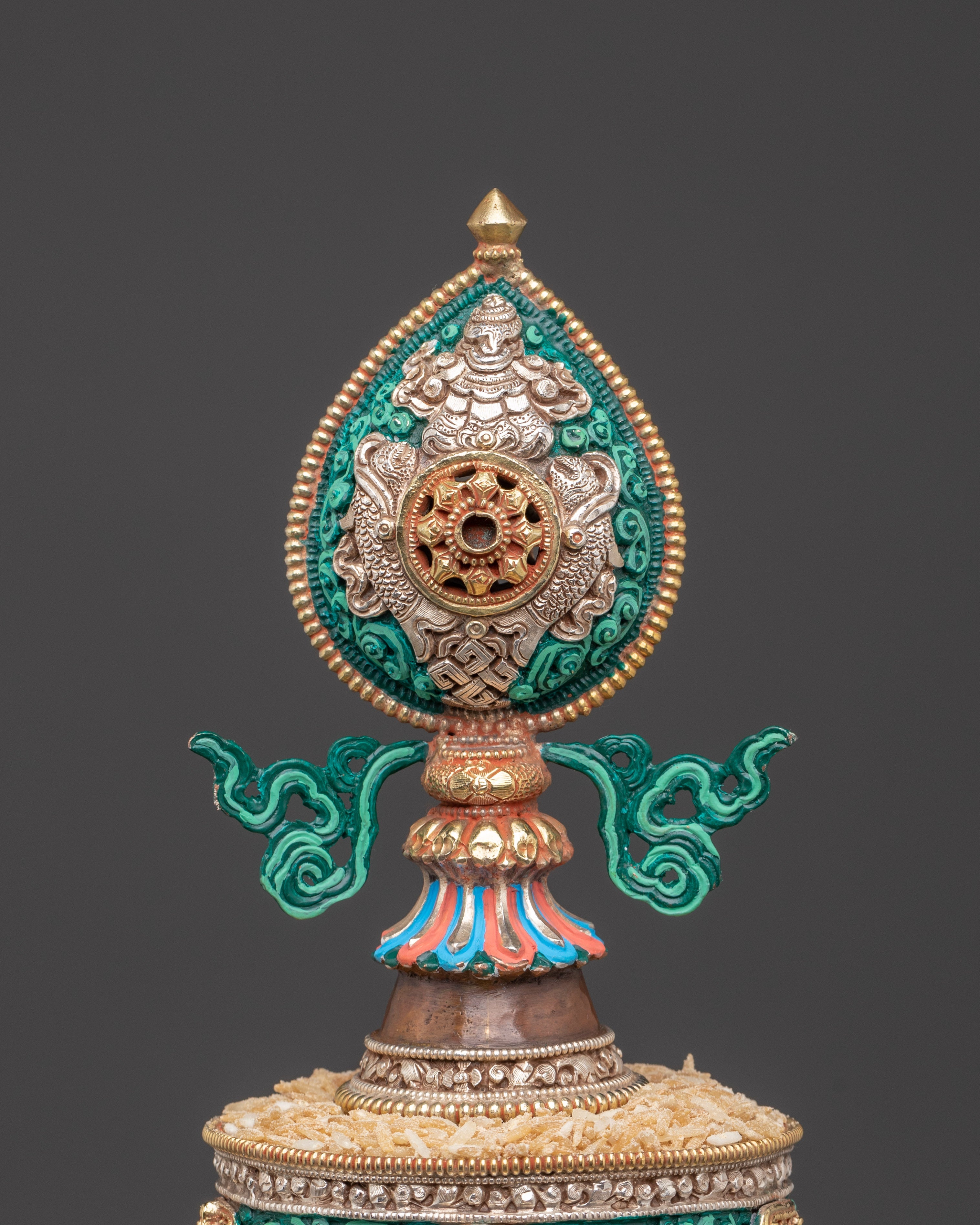 Tibetan Ritual Manda Set | Spiritual Mandala Set for Altar and Meditation