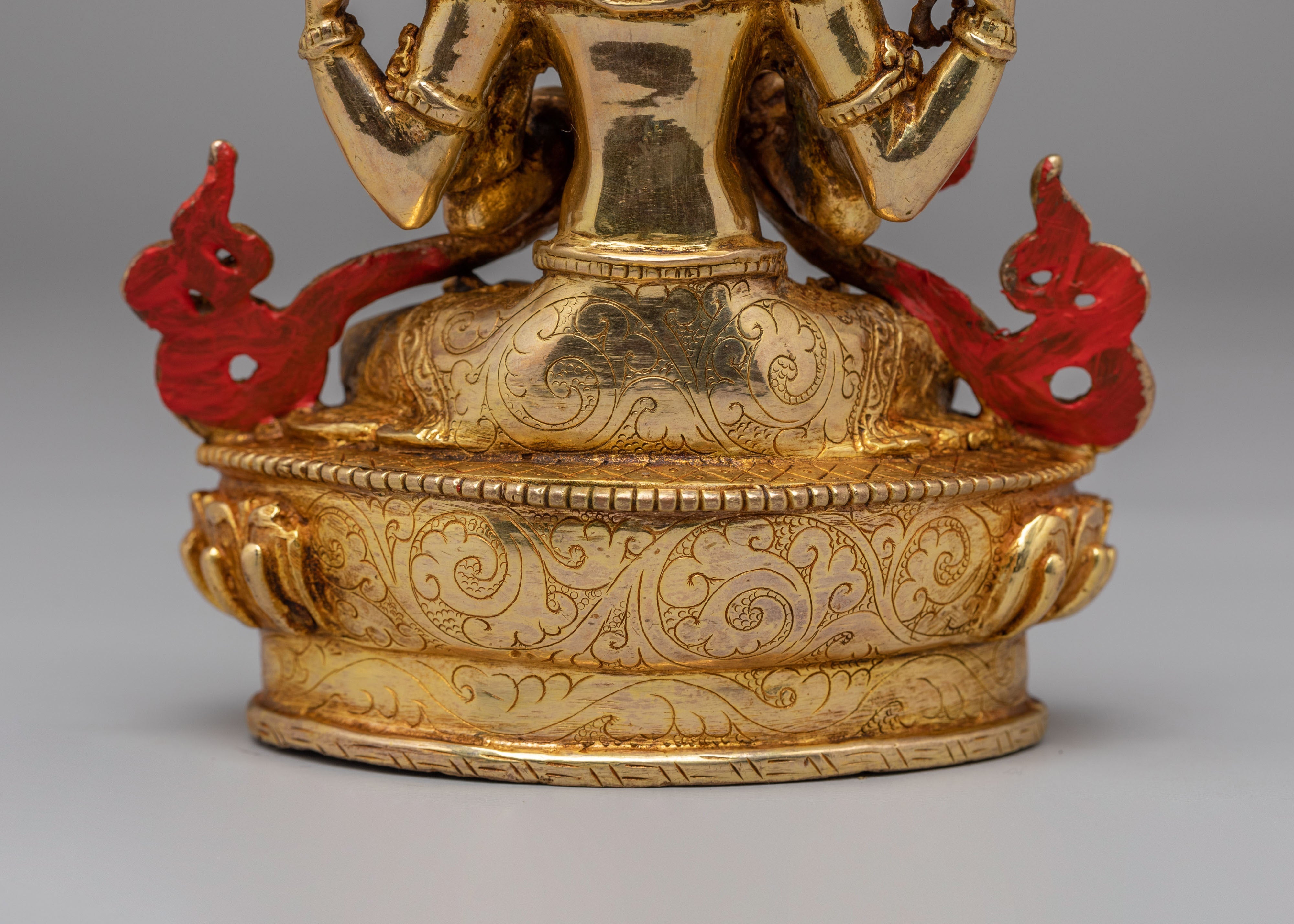 Avalokiteshvara Sculpture for Compassion | Meditation Altar Statue for Compassion