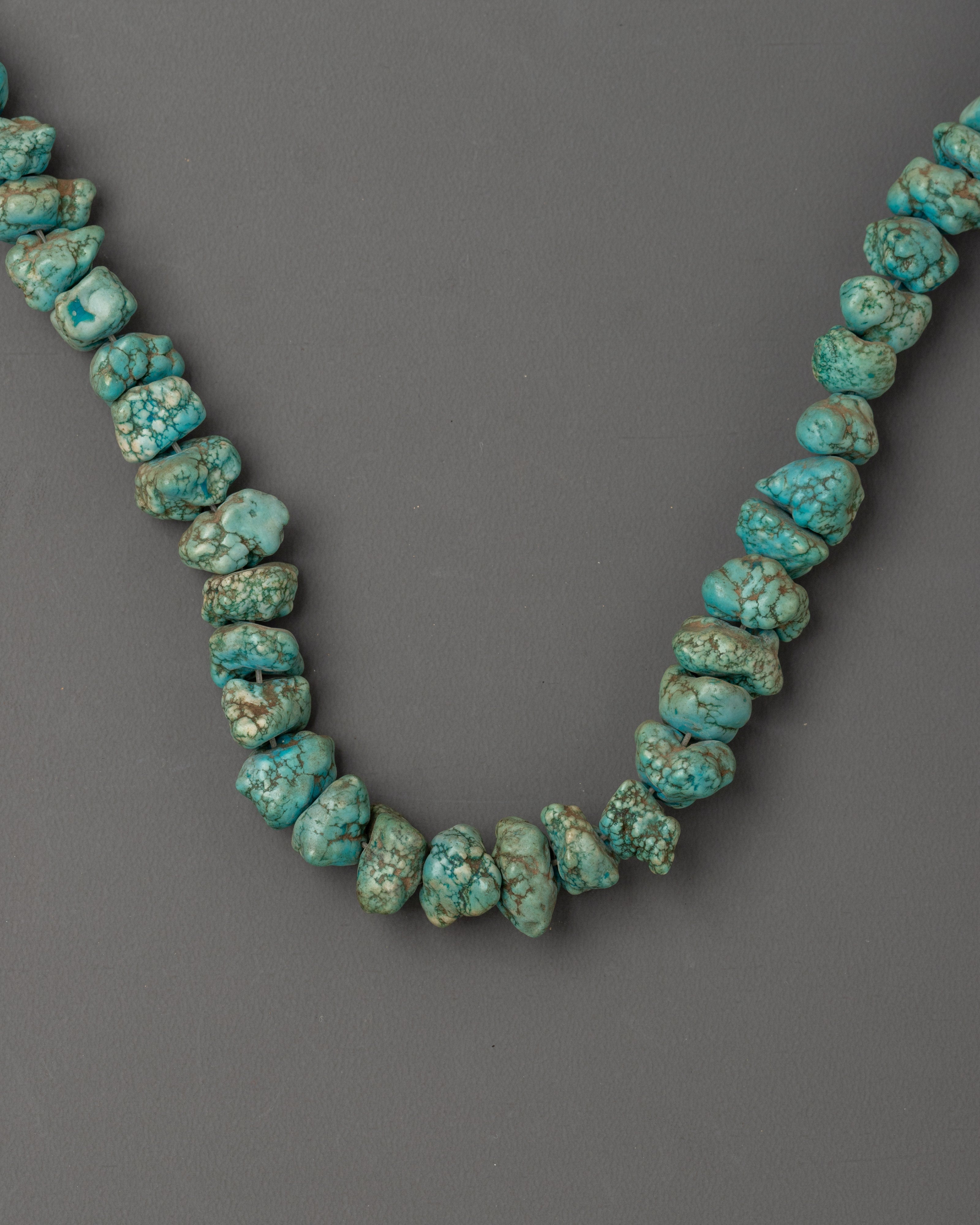 Handcrafted Turquoise Mala Beads | Semi-Precious Stone Meditation Prayer Beads