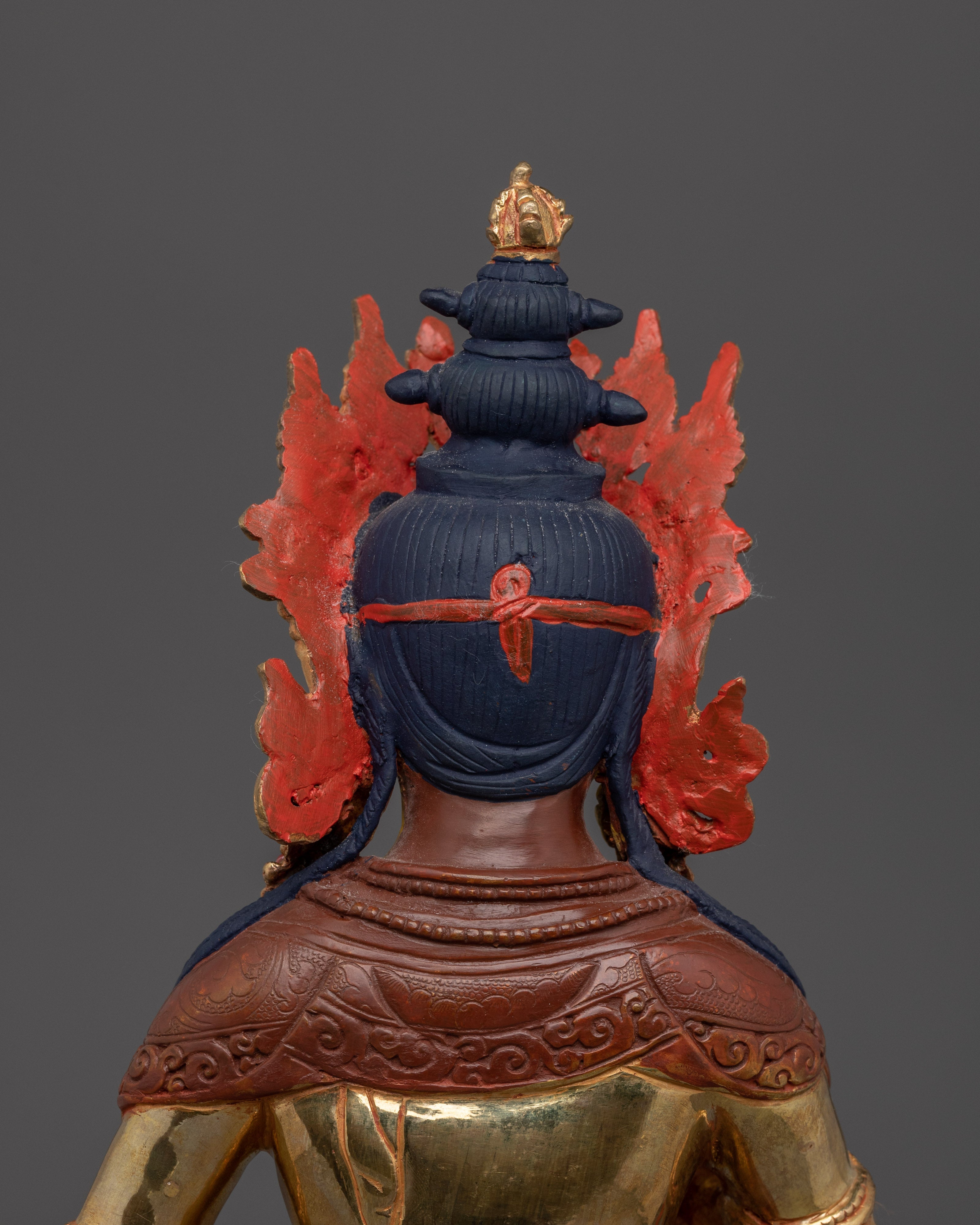 Vajrasattva Purification Deity Statue | Handmade Gold Plated Copper Statue