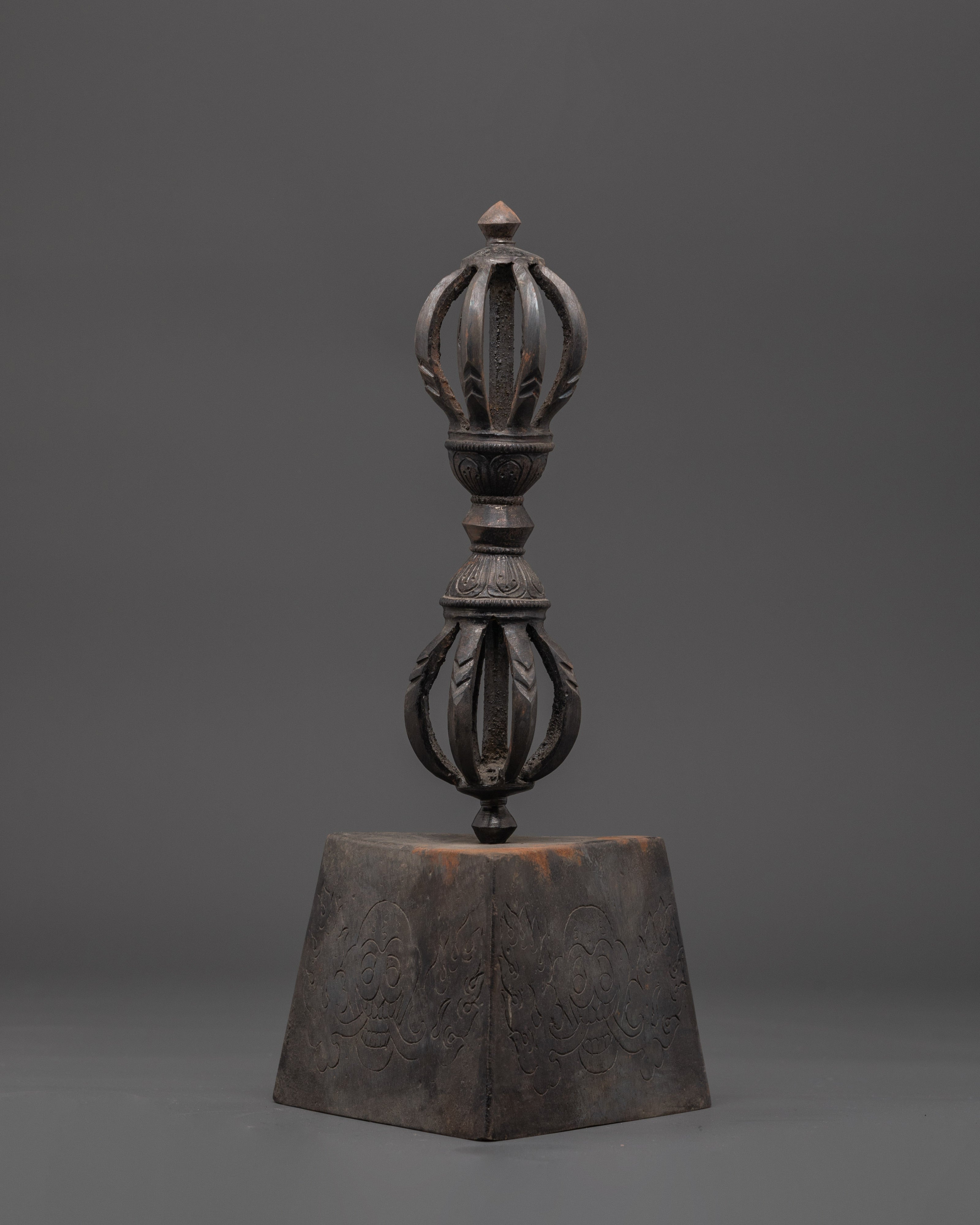 Handcrafted Buddhist Vajra with Stand